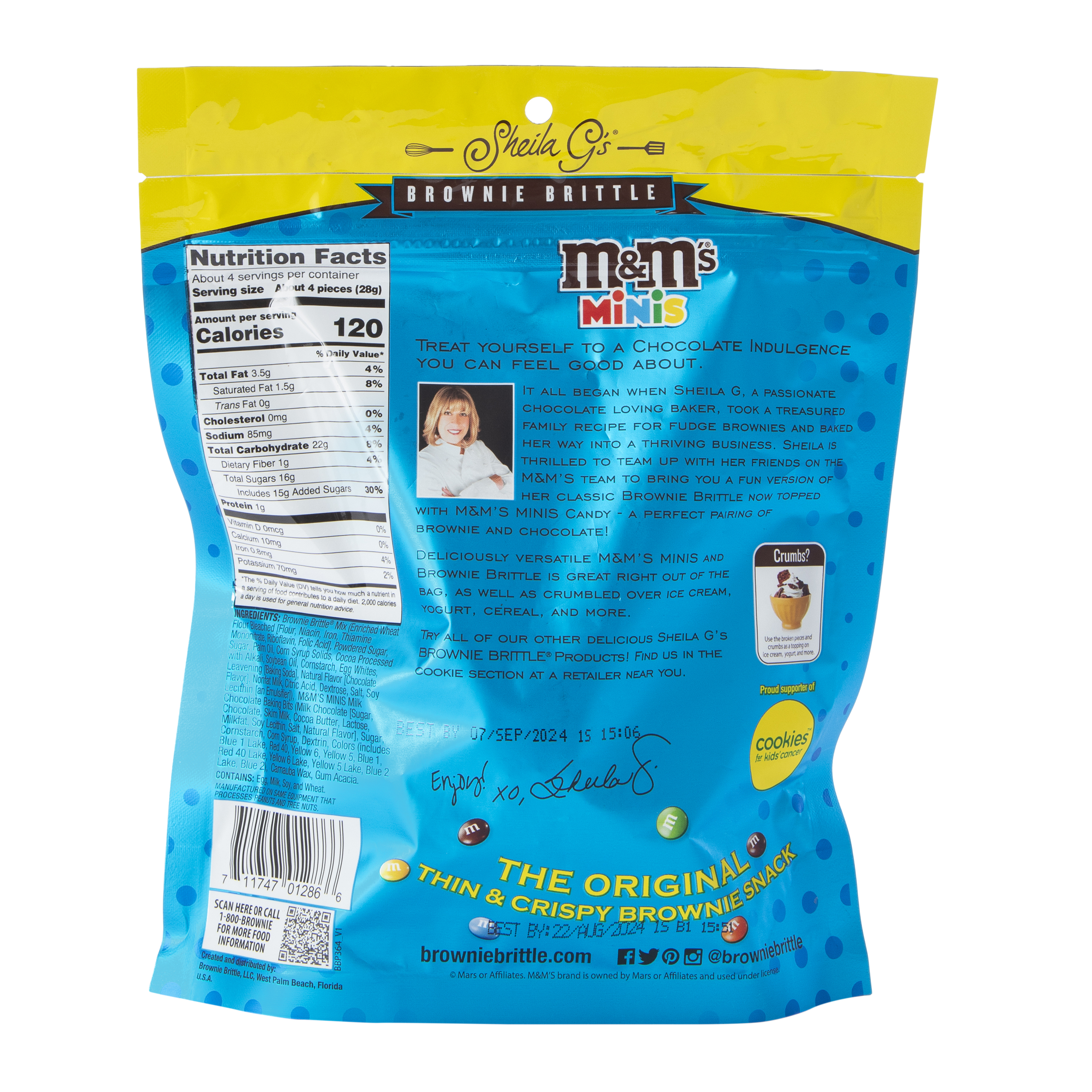 Sheila G’s® Brownie Brittle® M&M’s® Minis 4oz