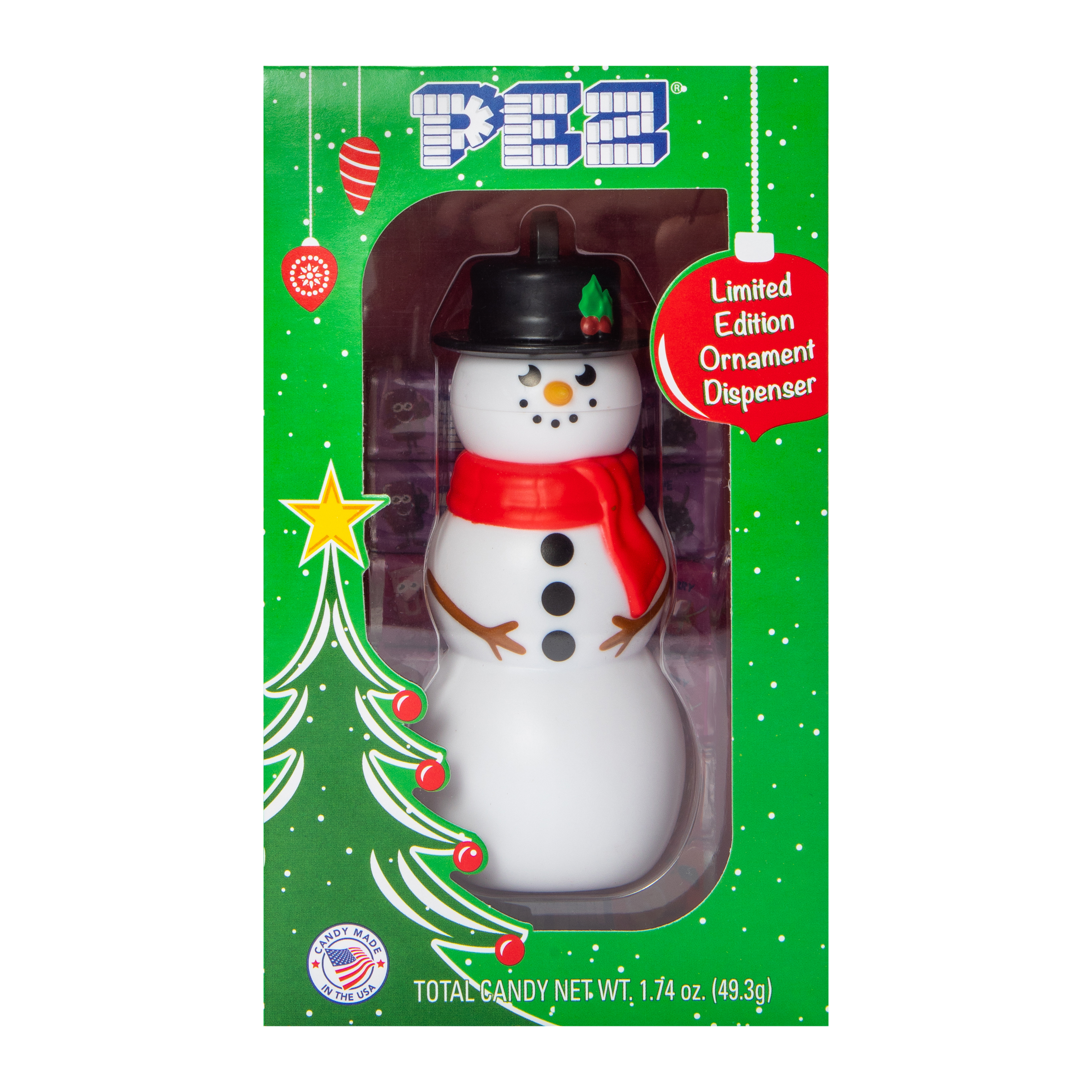 Pez® Christmas Candy & Ornament Dispenser (Styles May Vary)
