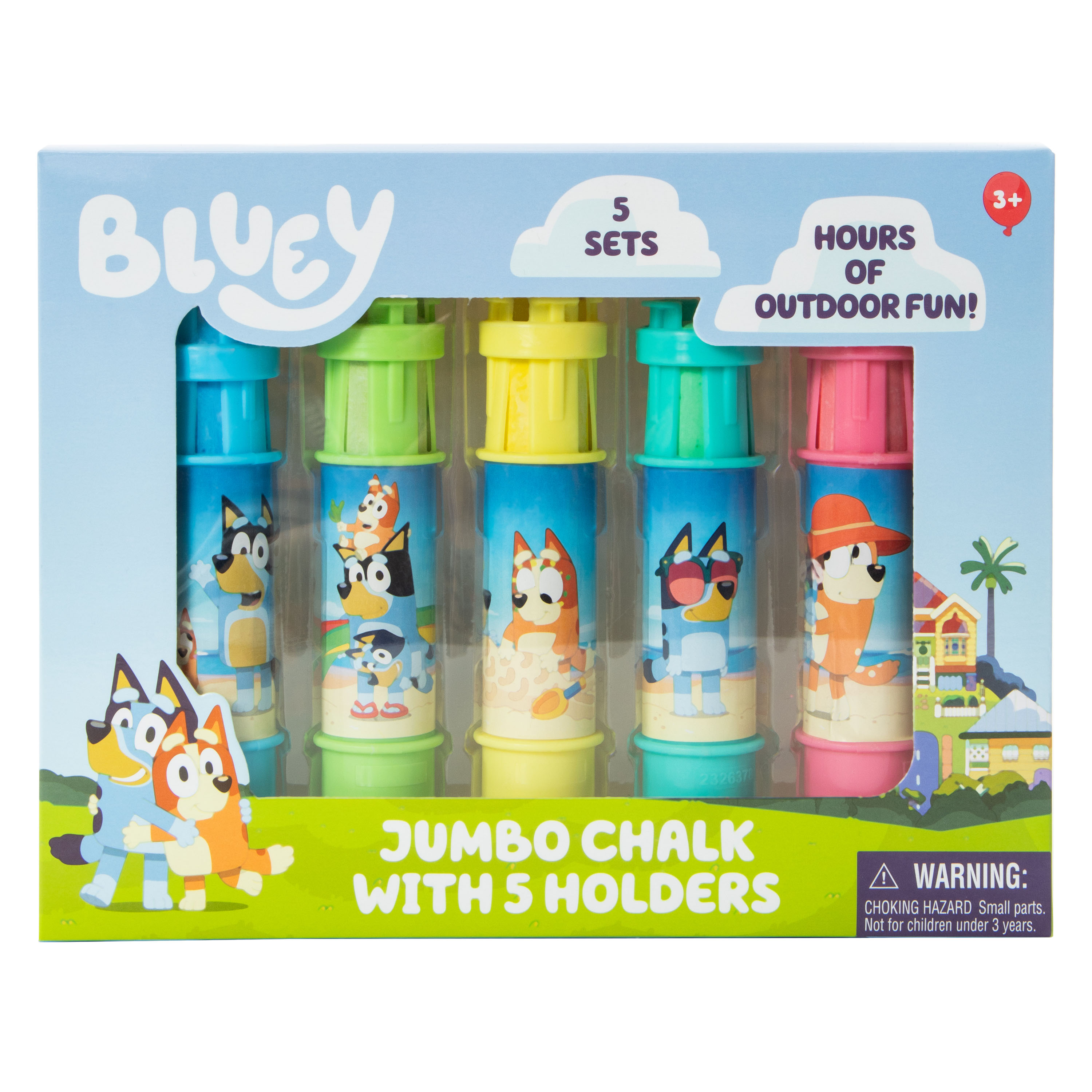 Bluey™ Jumbo Chalk With Holders 5-Pack | Five Below