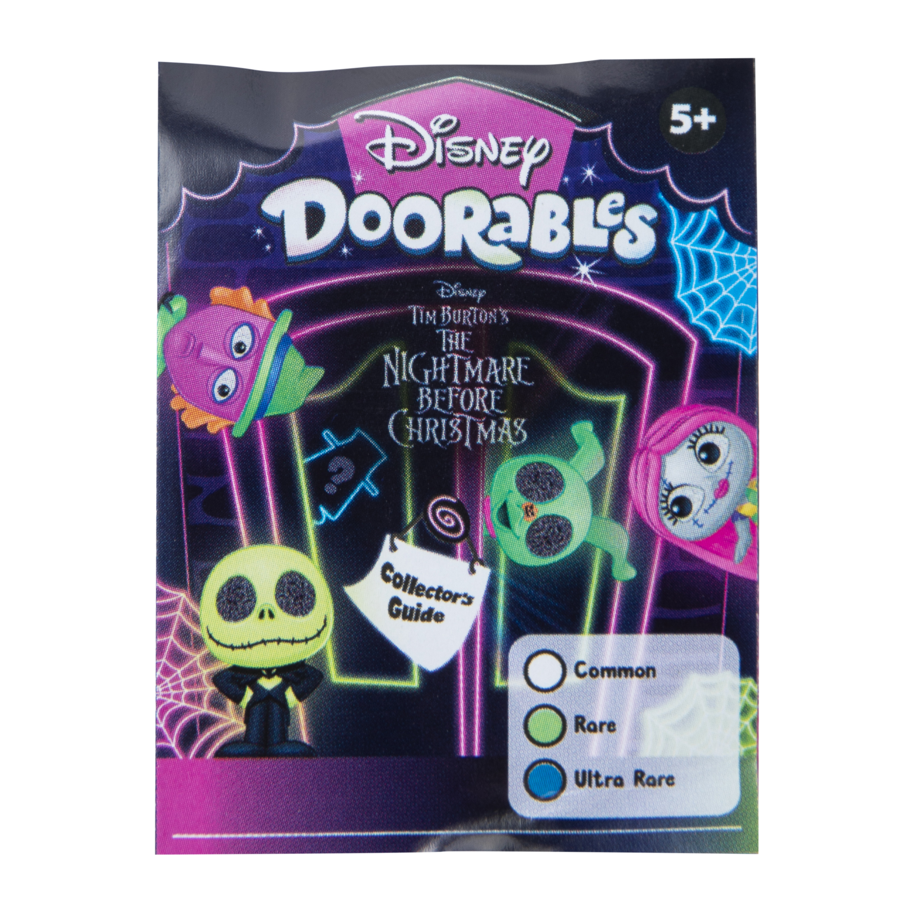 Disney Doorables Nightmare Before Christmas Black Light Blind Bag Opening 