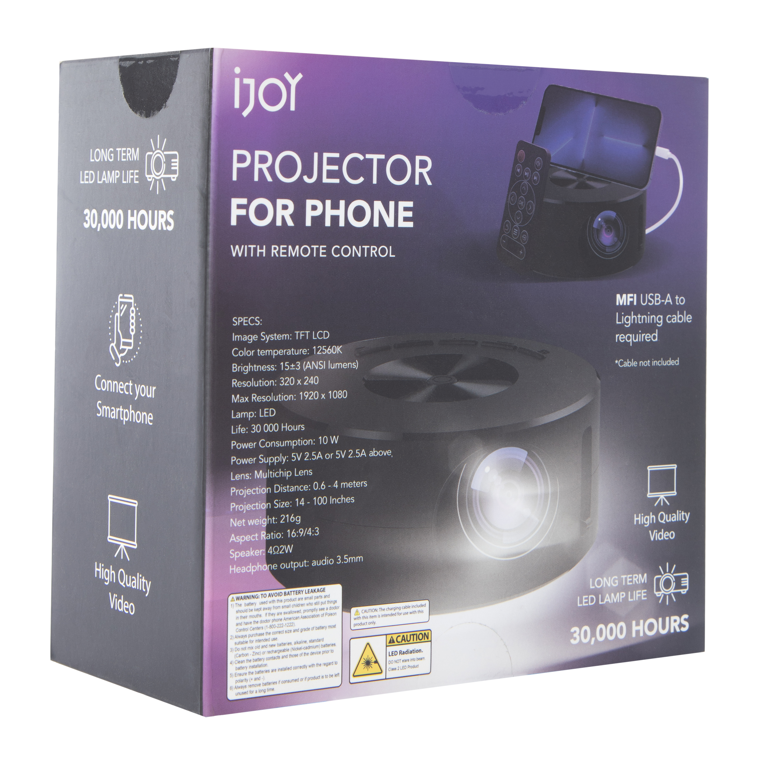 ἃᾈBEnjoyパネルシアターᾩ῀῁ Five Below IJoy Projector For Phone With Remote Control at
