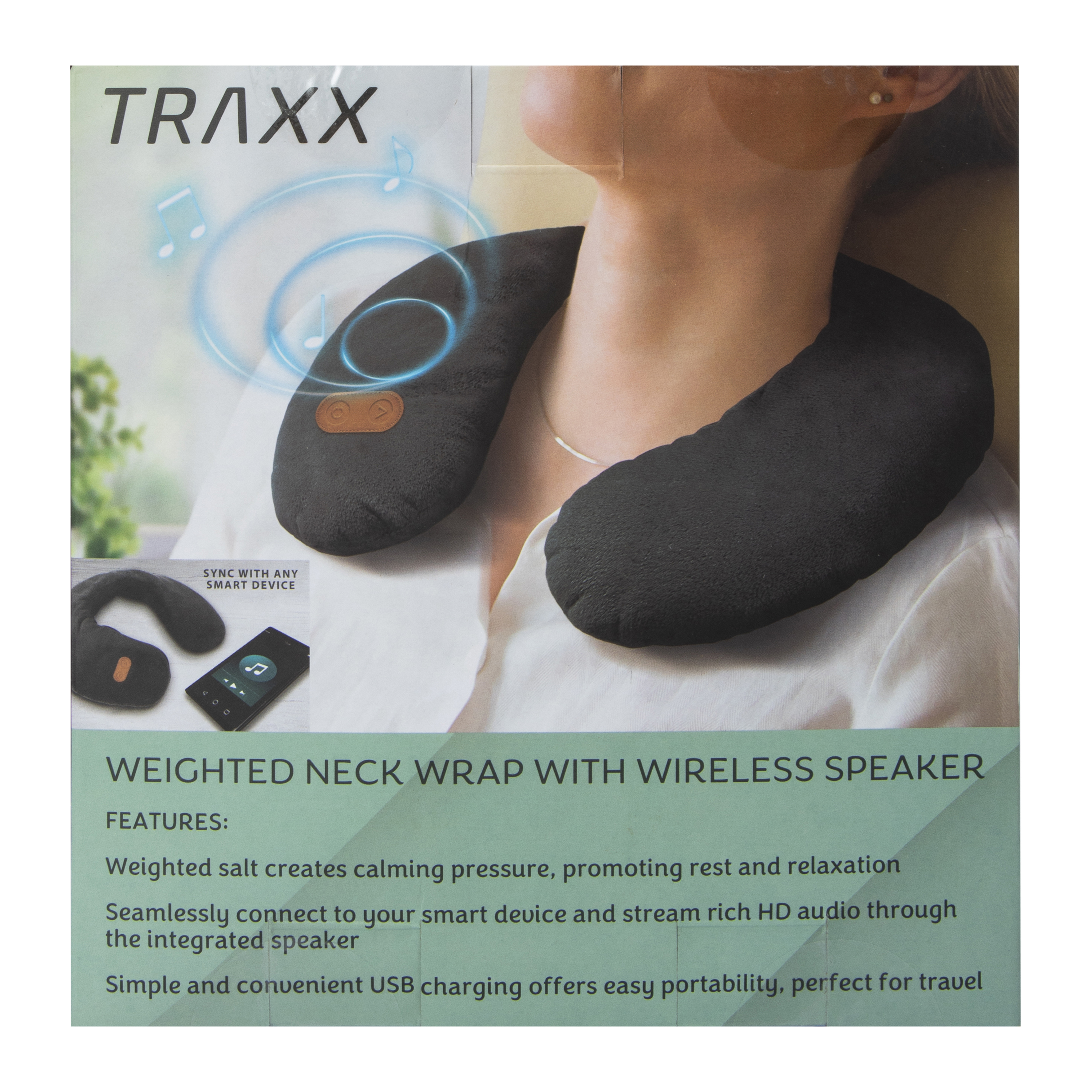 Weighted Neck Wrap With Wireless Speaker