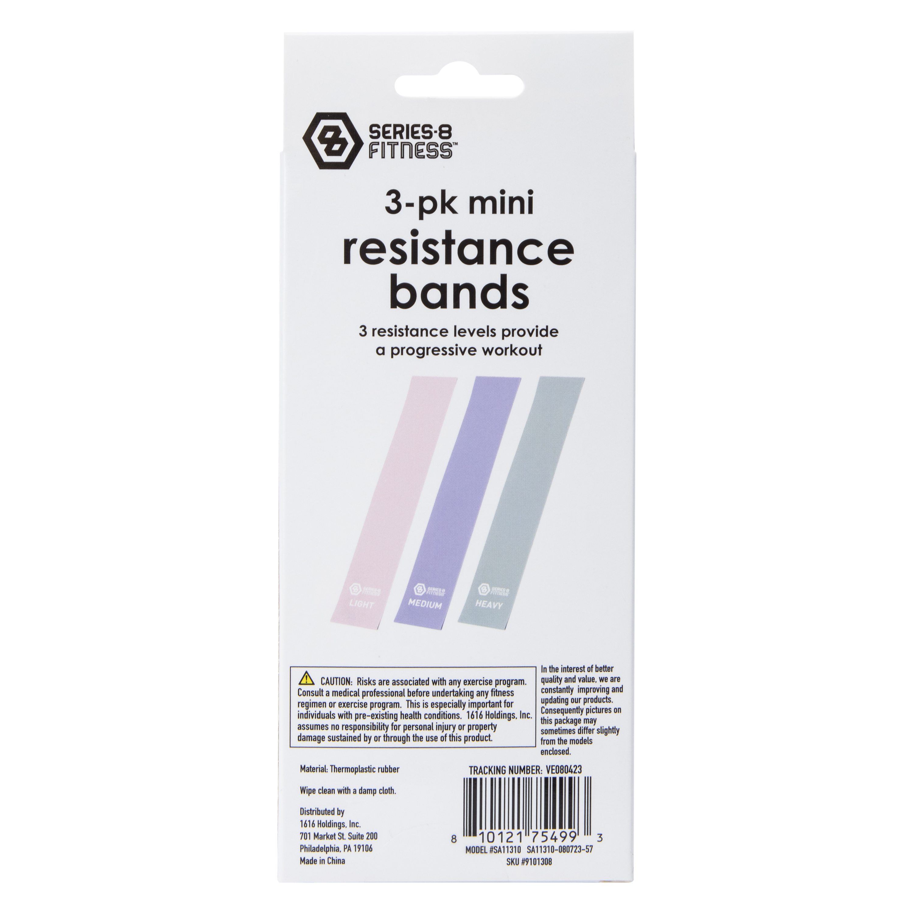 Series-8 Fitness™ Mini Resistance Bands For Legs 3-Count