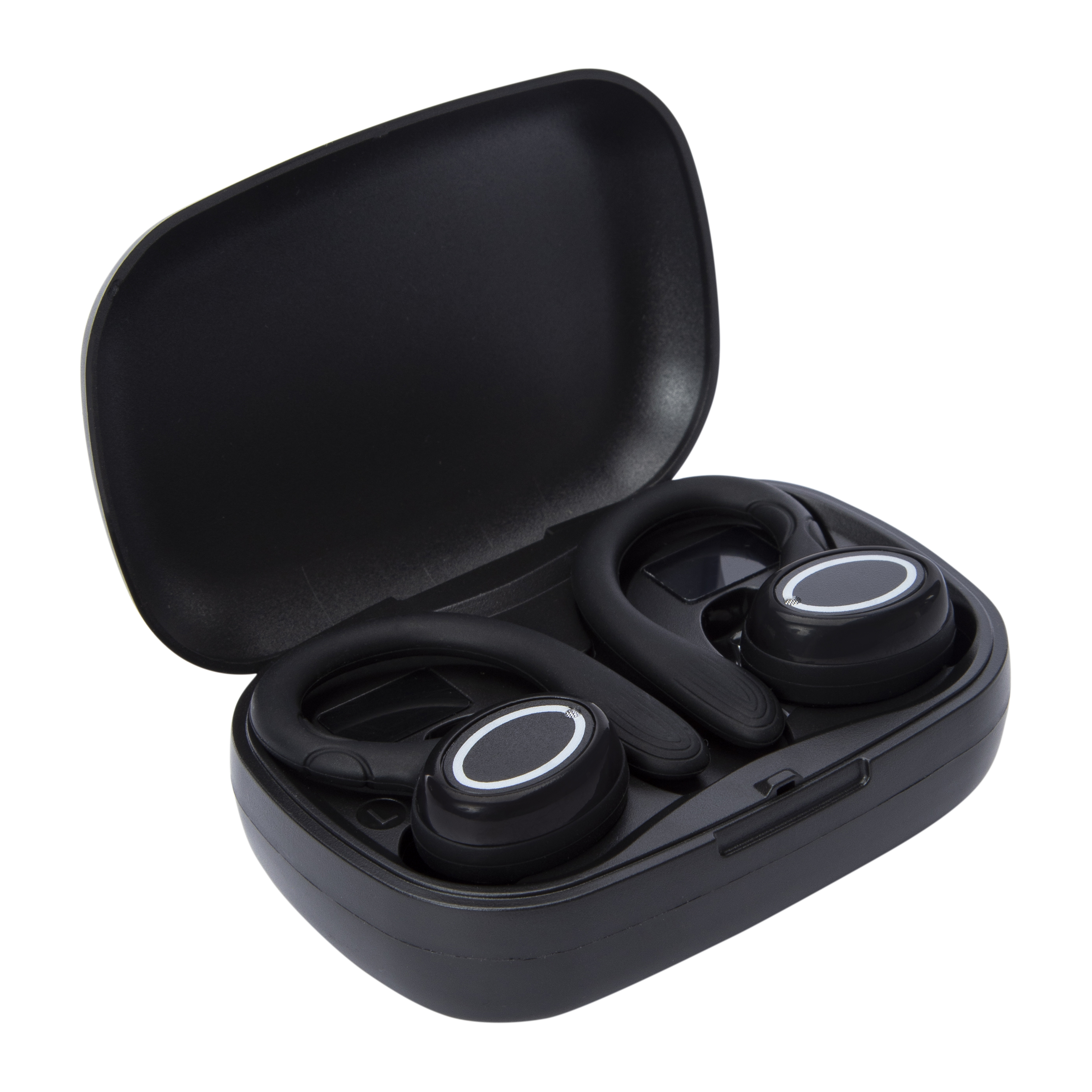 Water-Resistant Bluetooth® LED Earbuds With Microphone & Sport Hooks