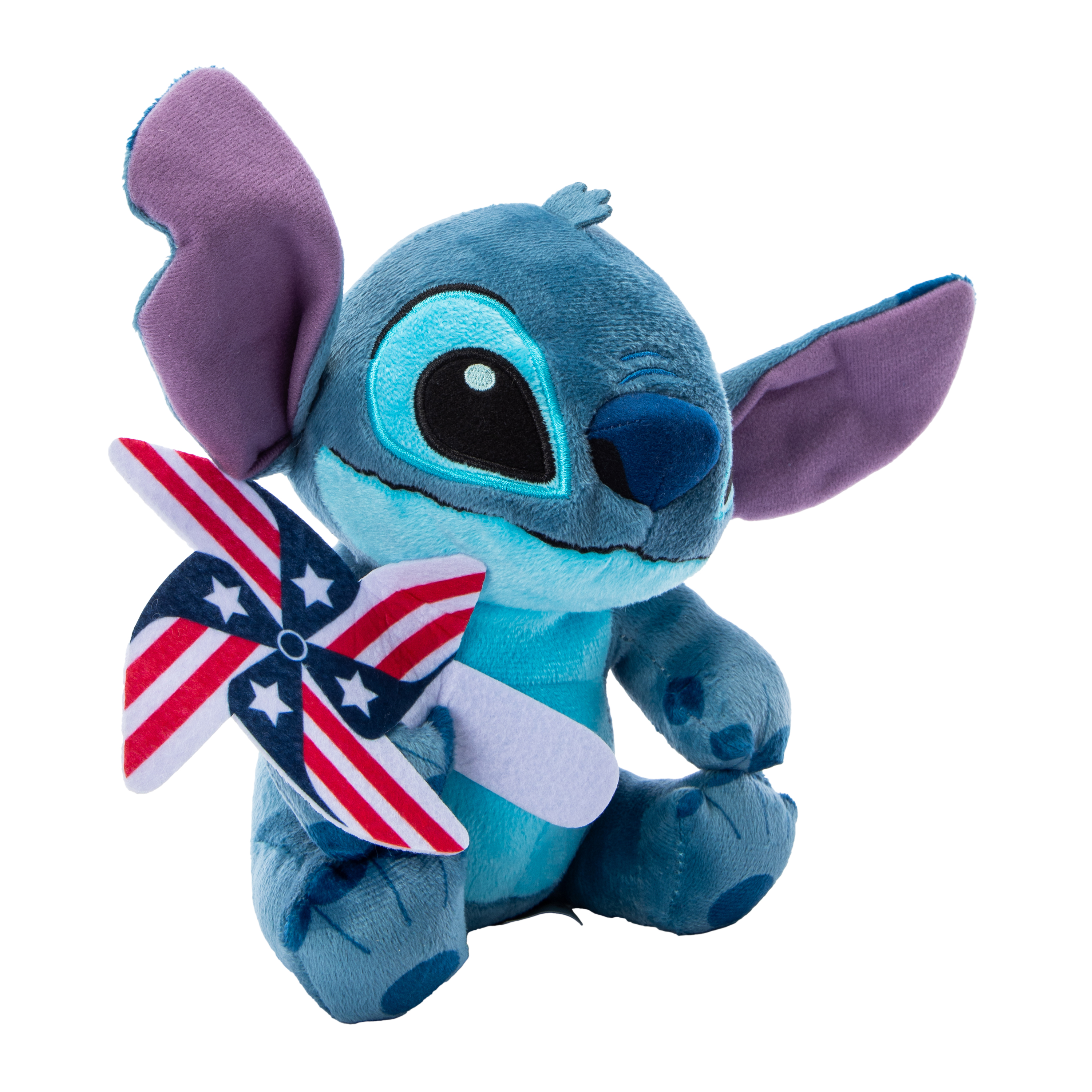 Patriotic Disney Stitch Plush 7.88in