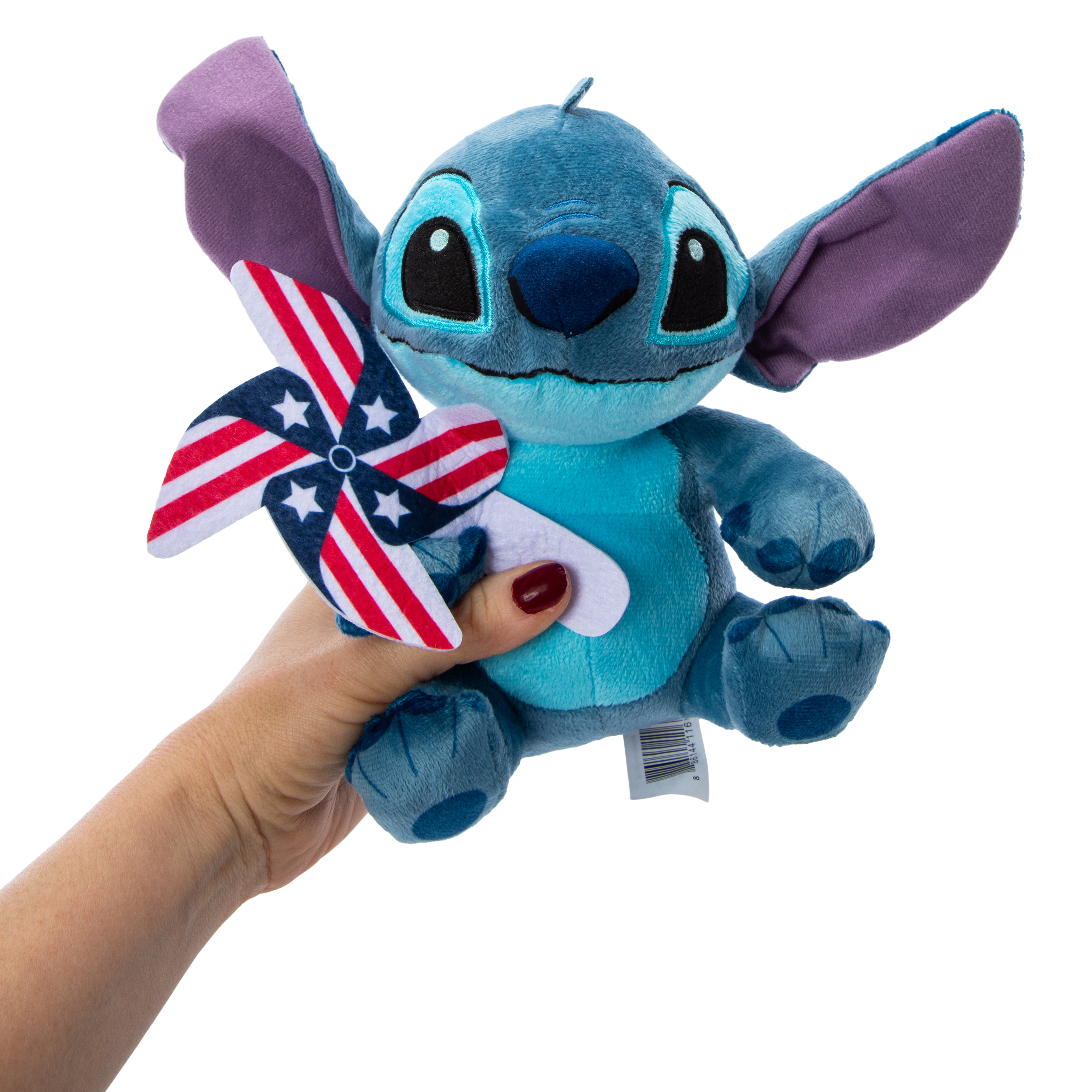 Patriotic Disney Stitch Plush 7.88in