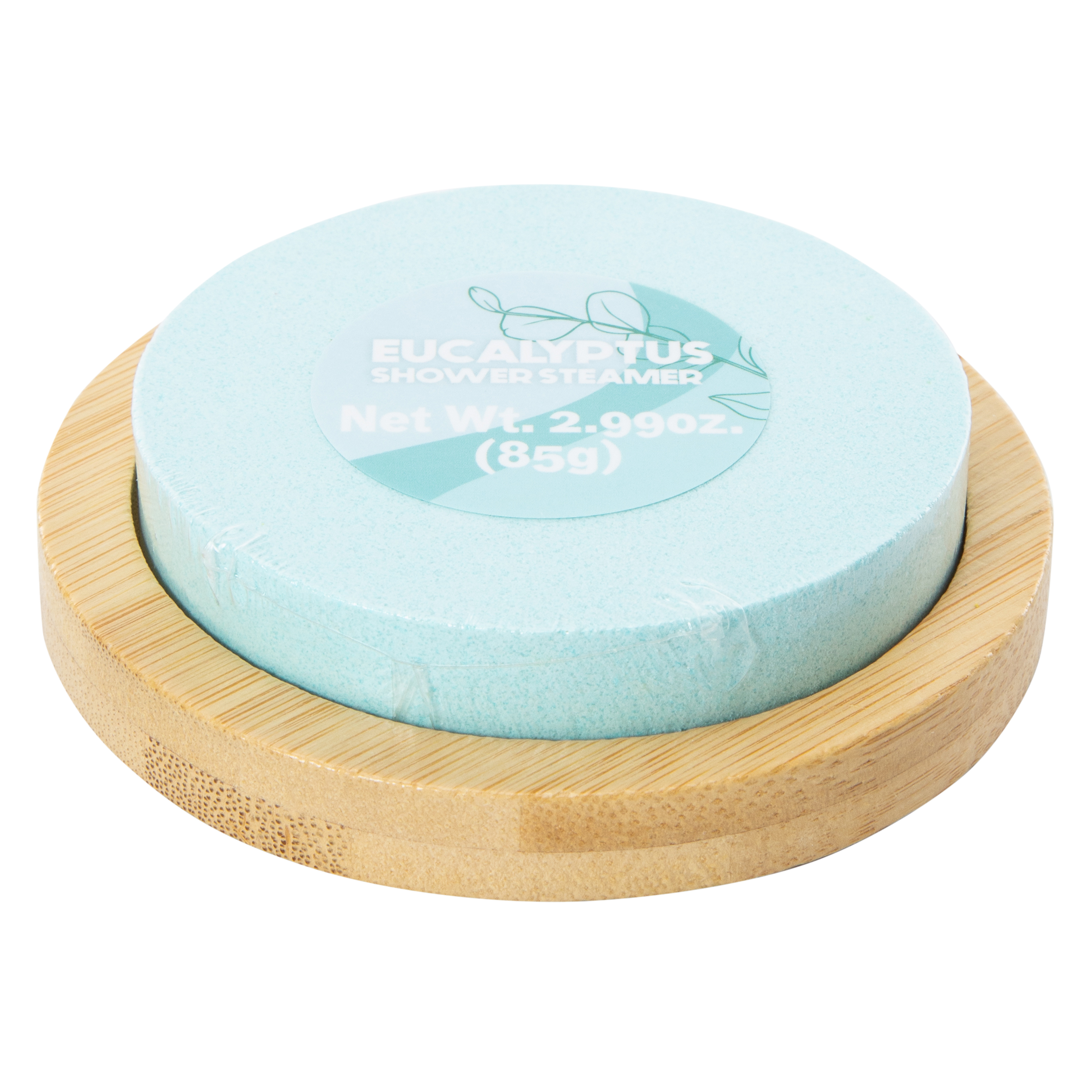 Bamboo Tray & Eucalyptus Shower Steamer Set 2-Piece