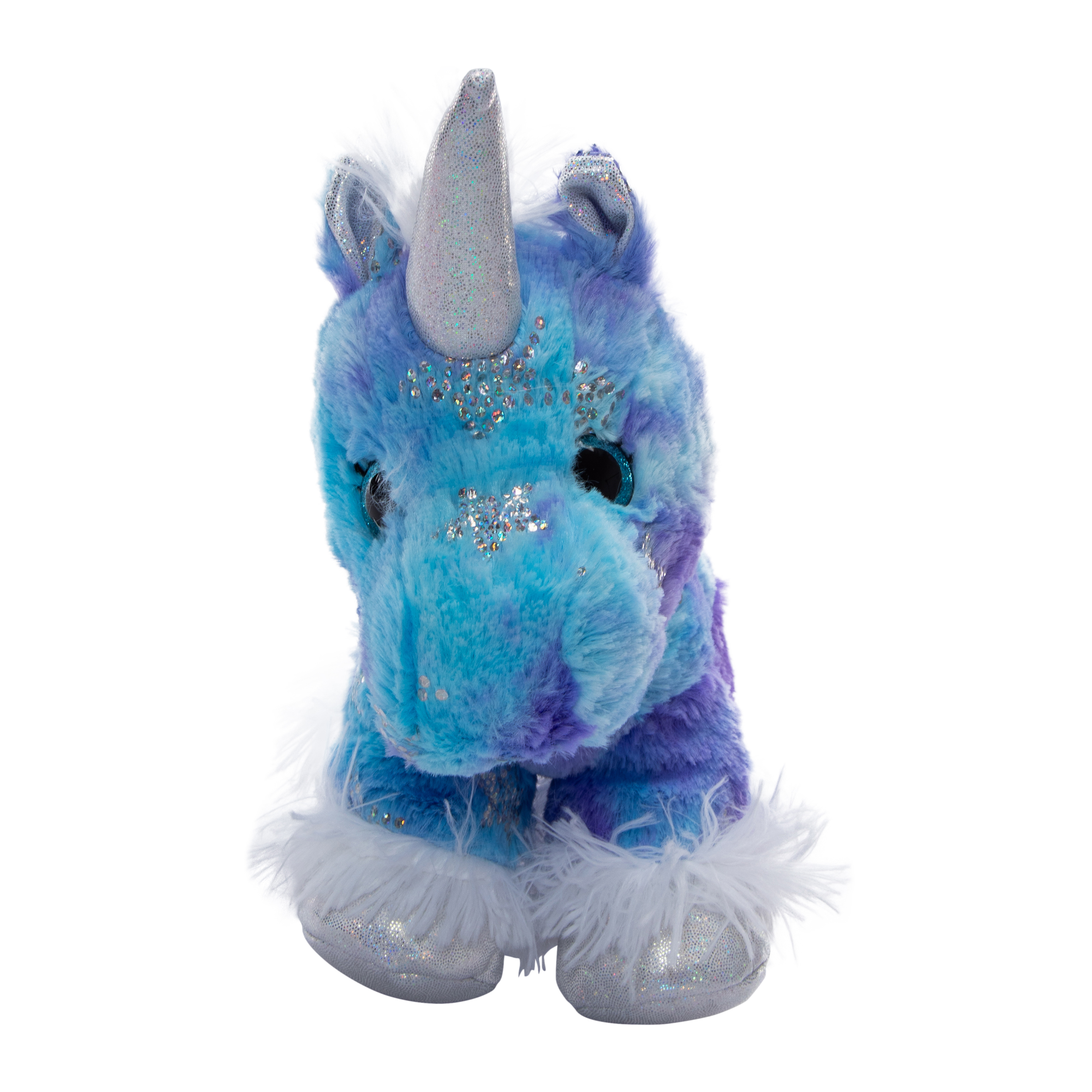Standing Fancy Unicorn Plush 12.5in