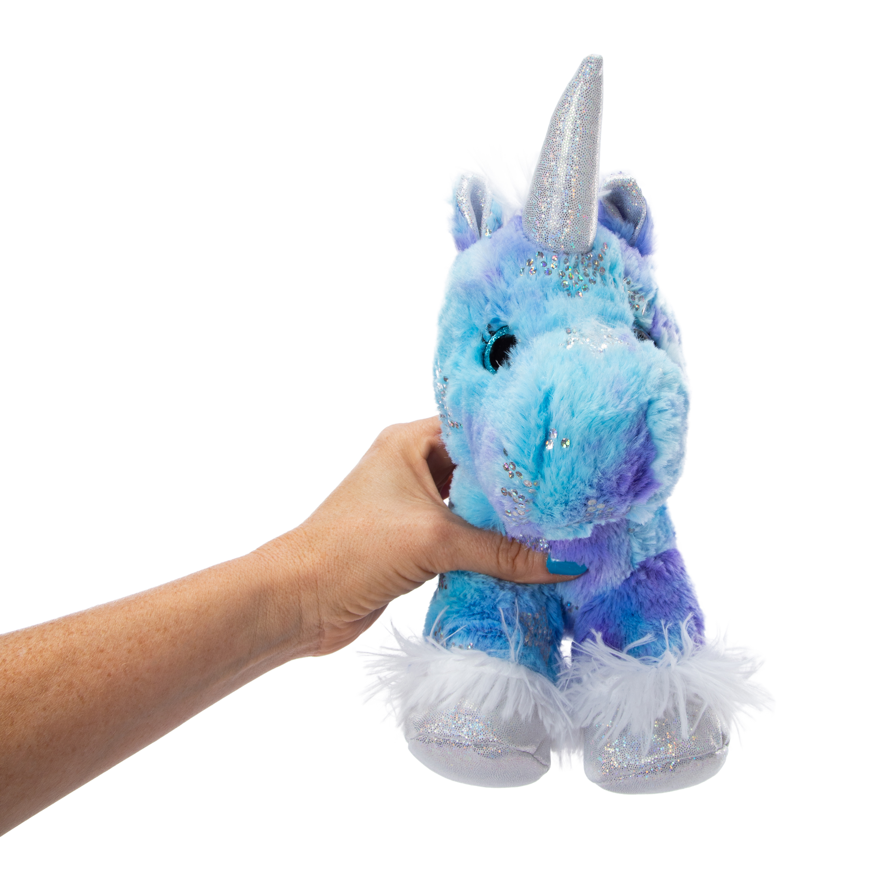 Standing Fancy Unicorn Plush 12.5in