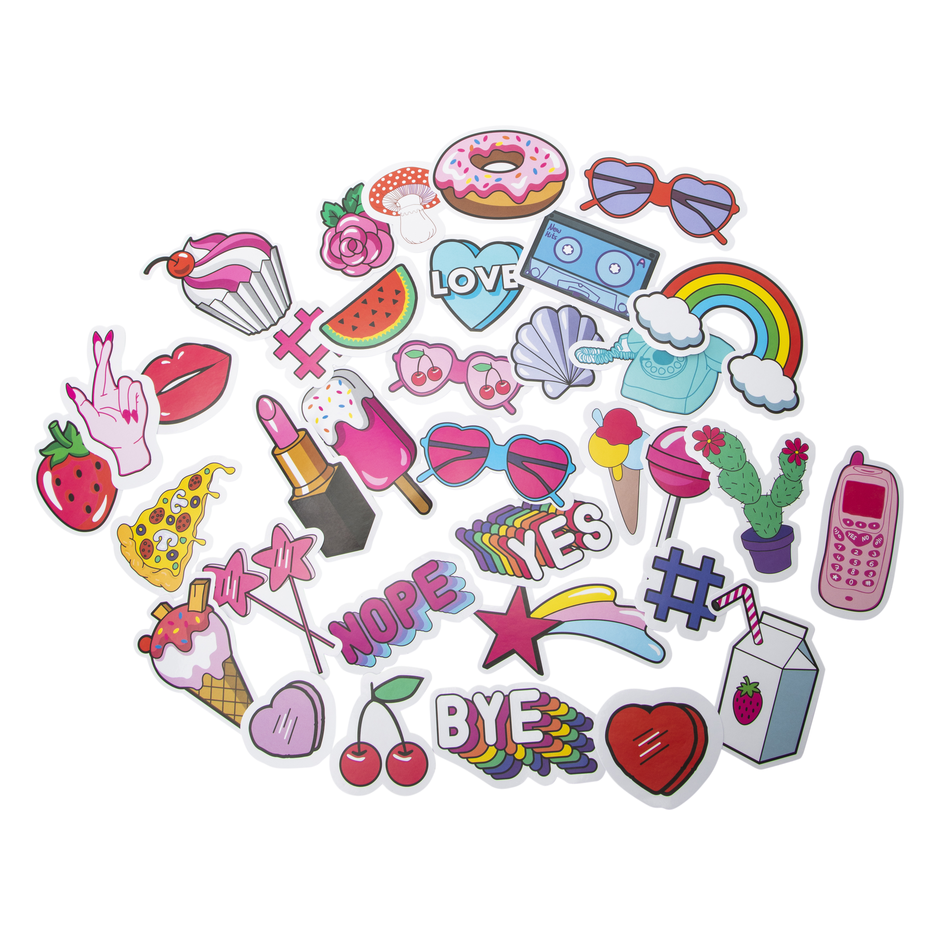 Van Reusable Vinyl Stickers 35-Count