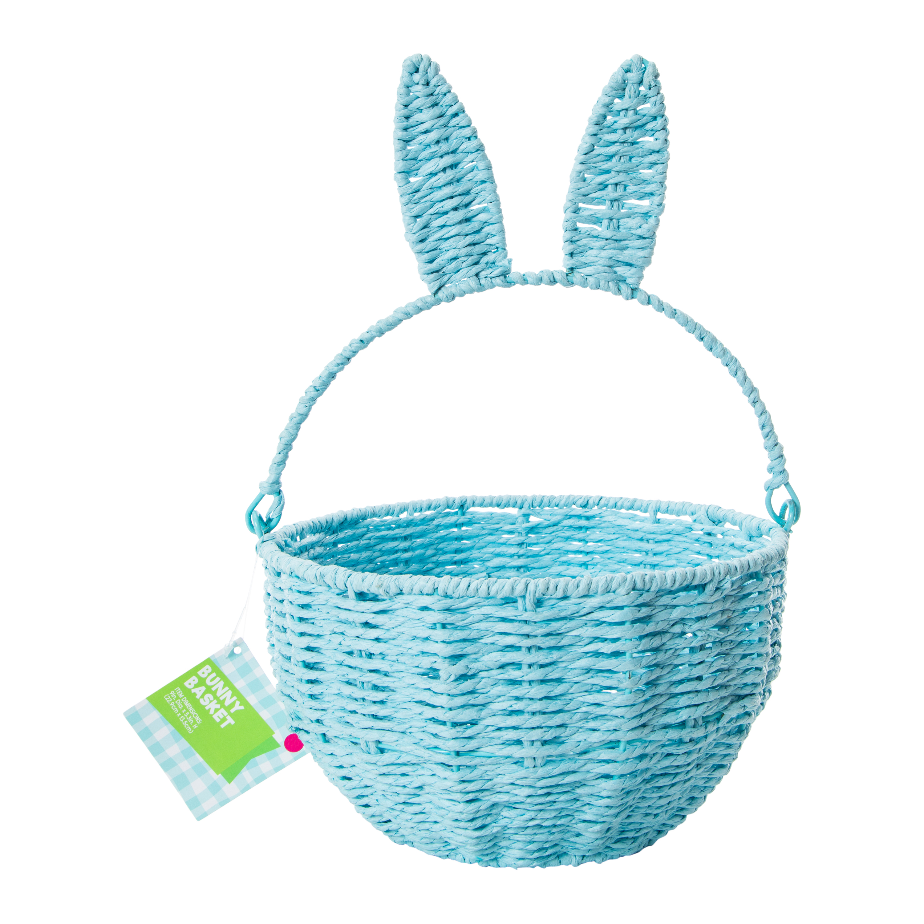 Woven Bunny Easter Basket