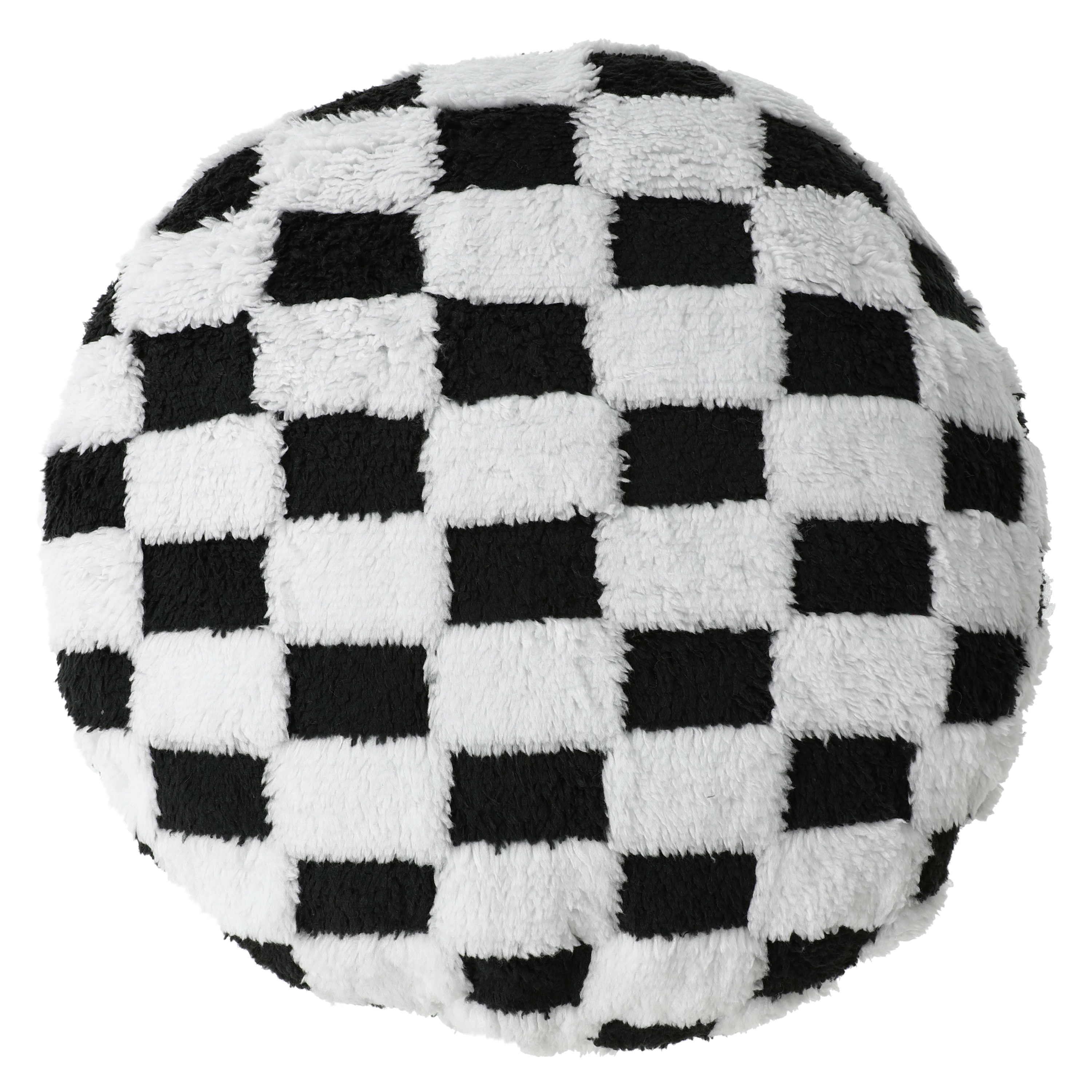 Plush Happy Face Pillow 16in