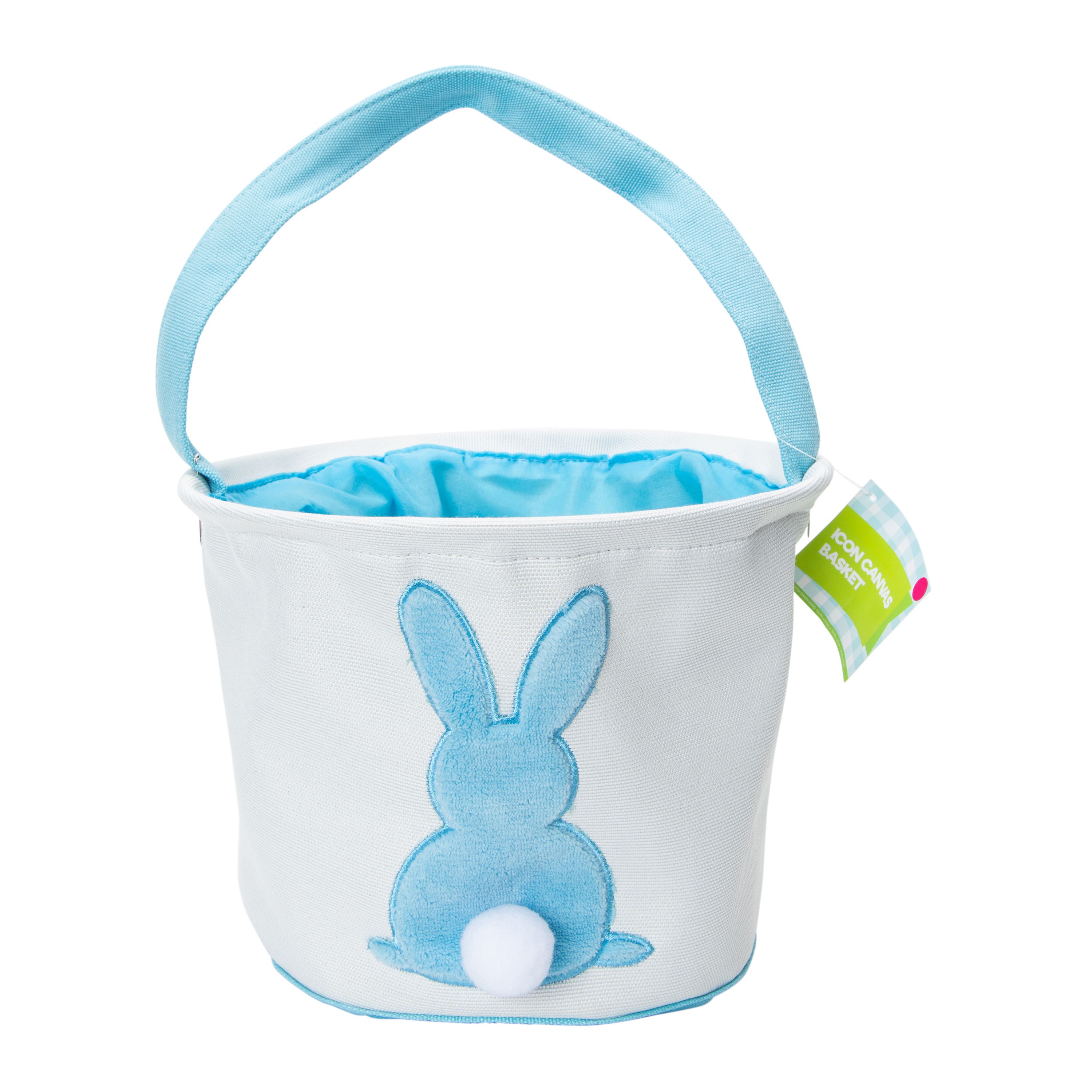 Bunny Tail Canvas Easter Basket