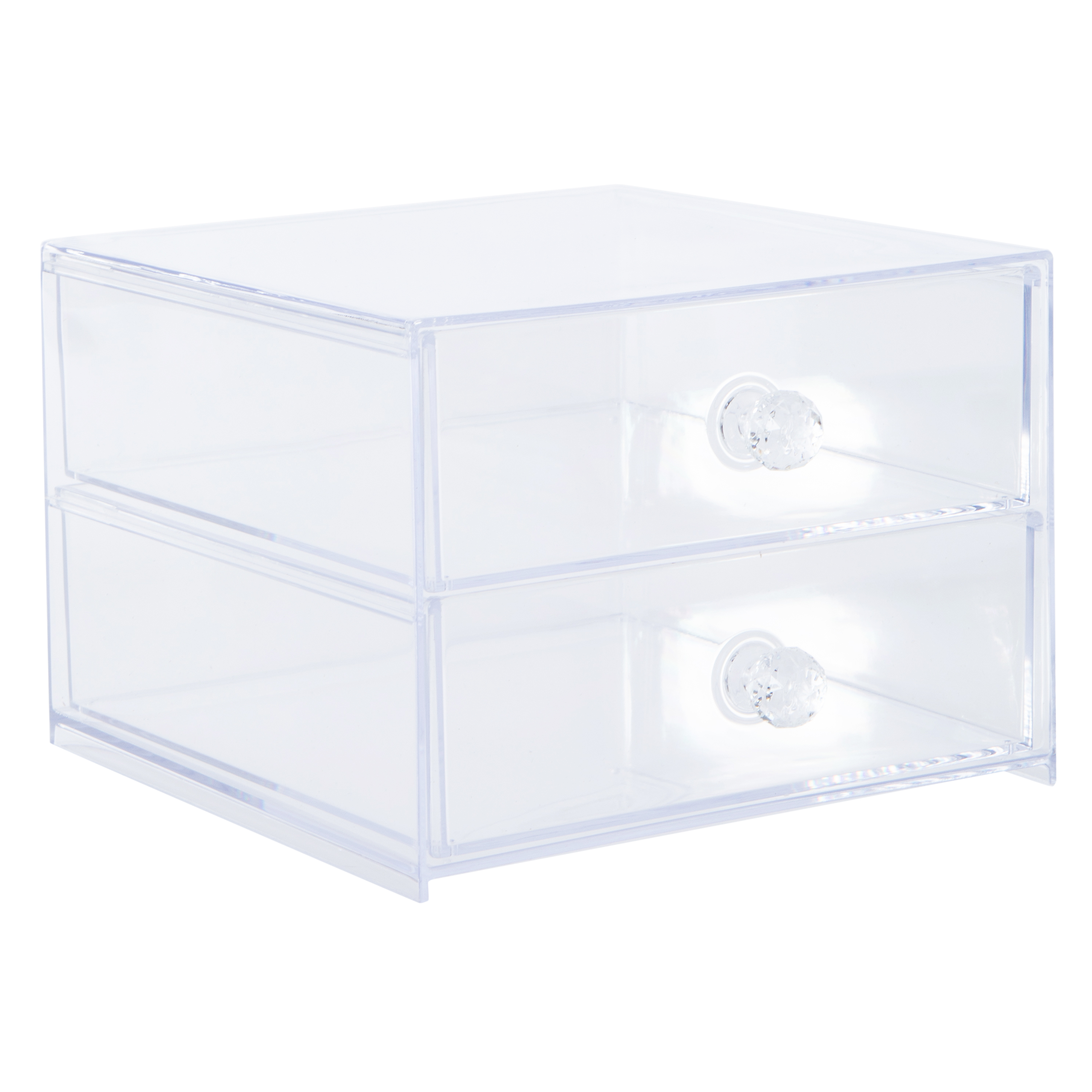 Clear Acrylic Cosmetic Storage Drawers 6.50in x 4.64in