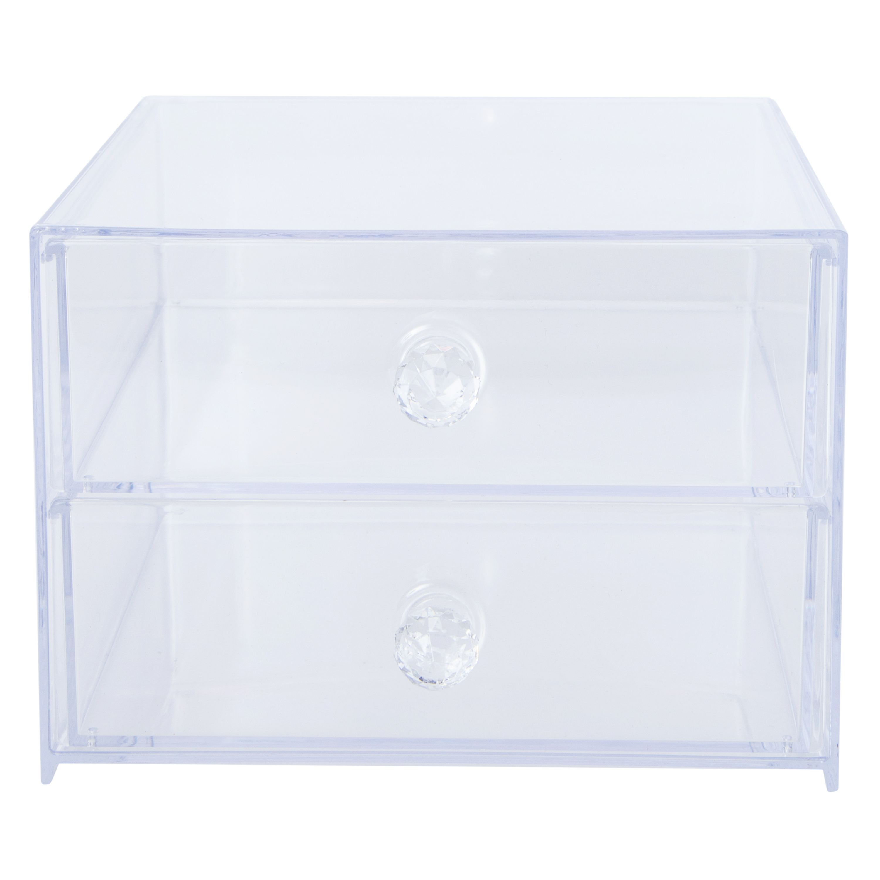 Clear Acrylic Cosmetic Storage Drawers 6.50in x 4.64in