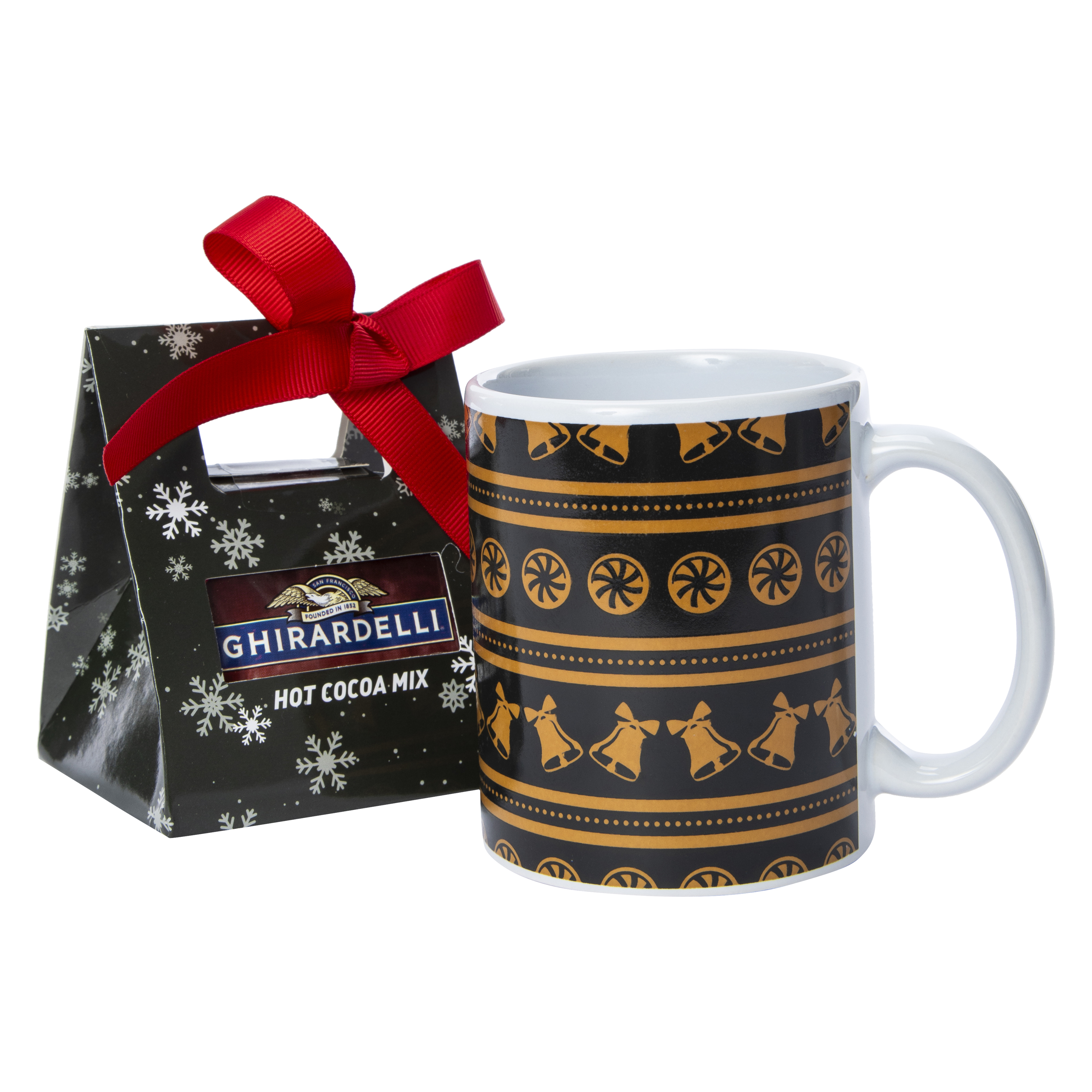 Ghiradelli® Hot Cocoa Mix & Brown Mug Set