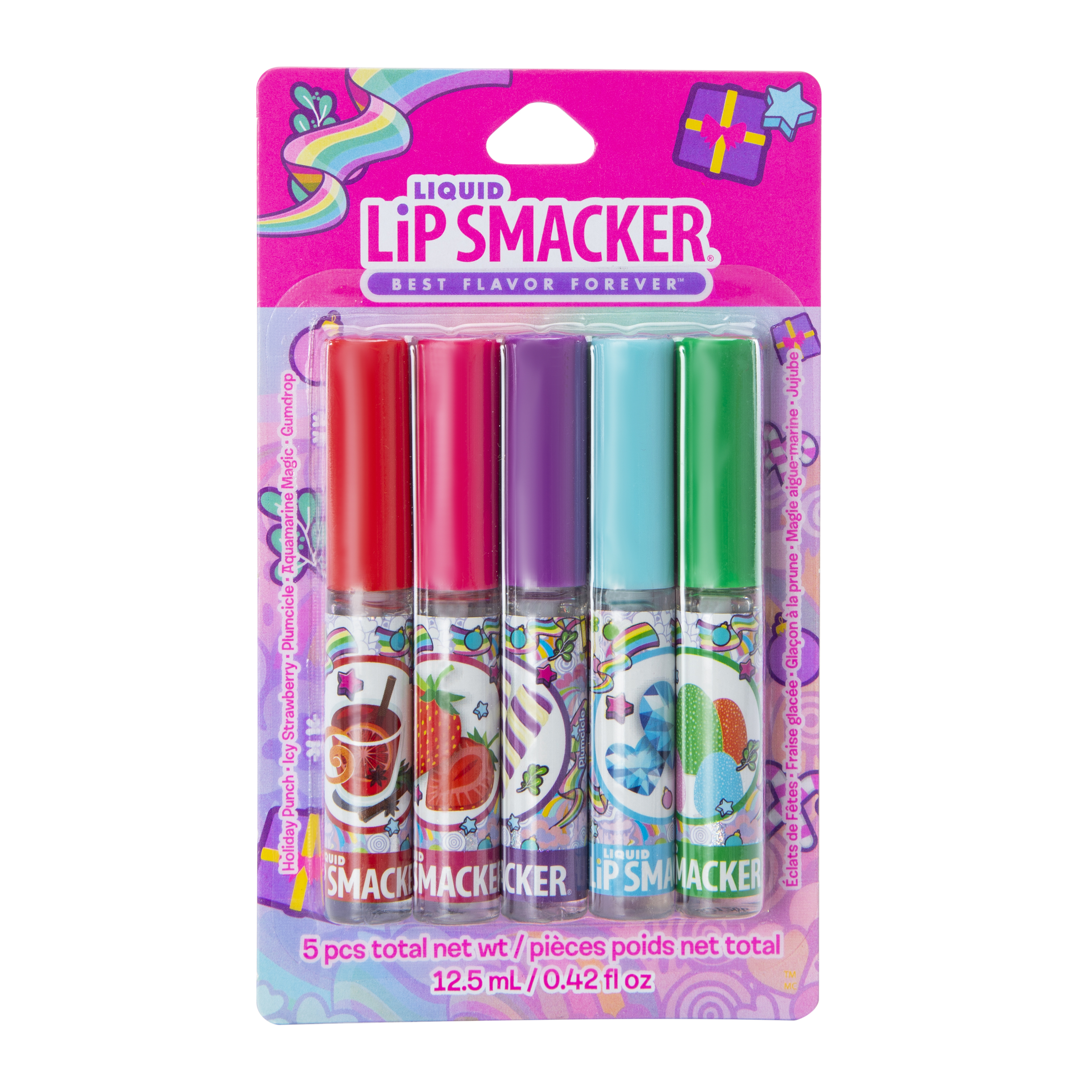Liquid Lip Smacker Flavored Lip Gloss 5-Pack