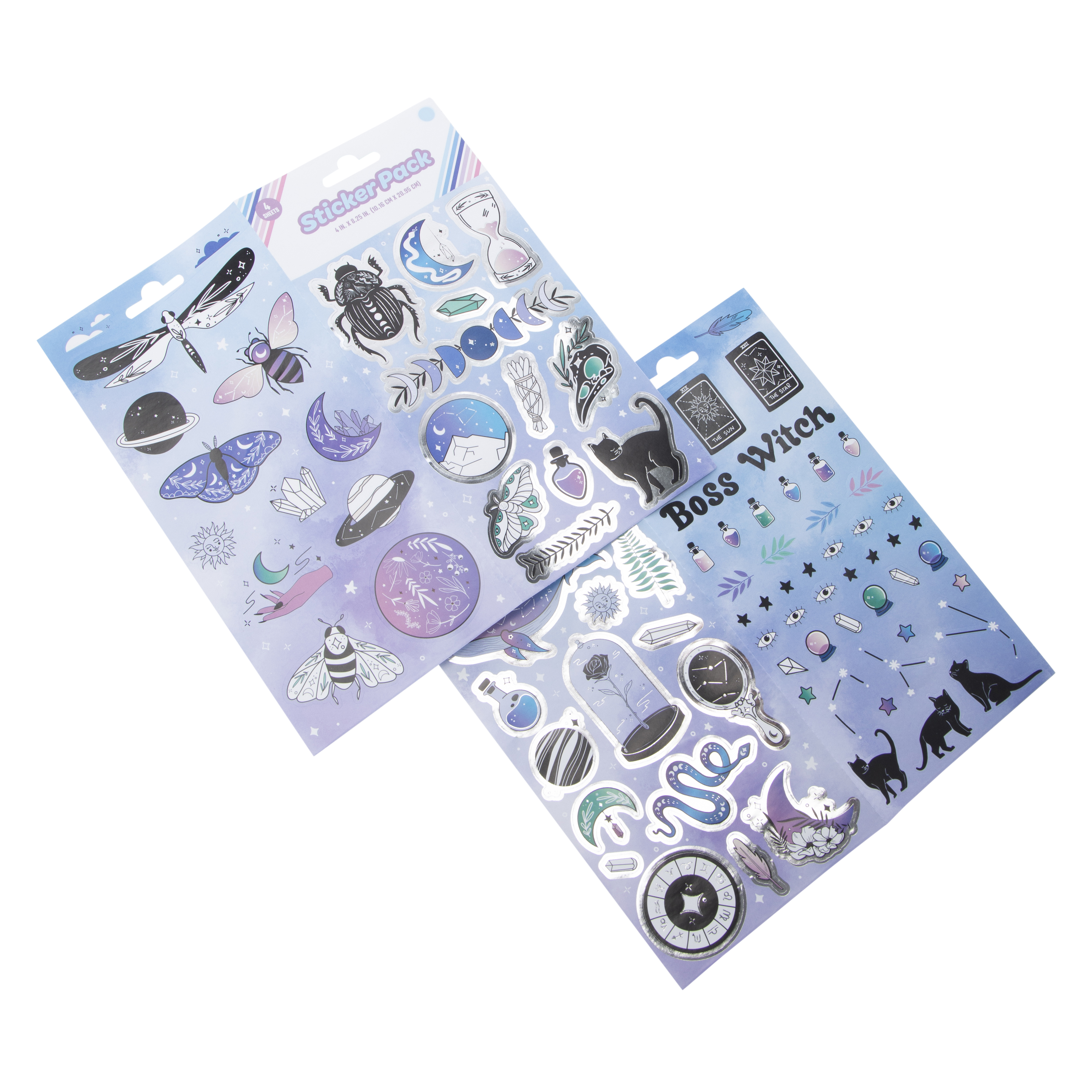 Assorted Stickers 4-Sheet Set