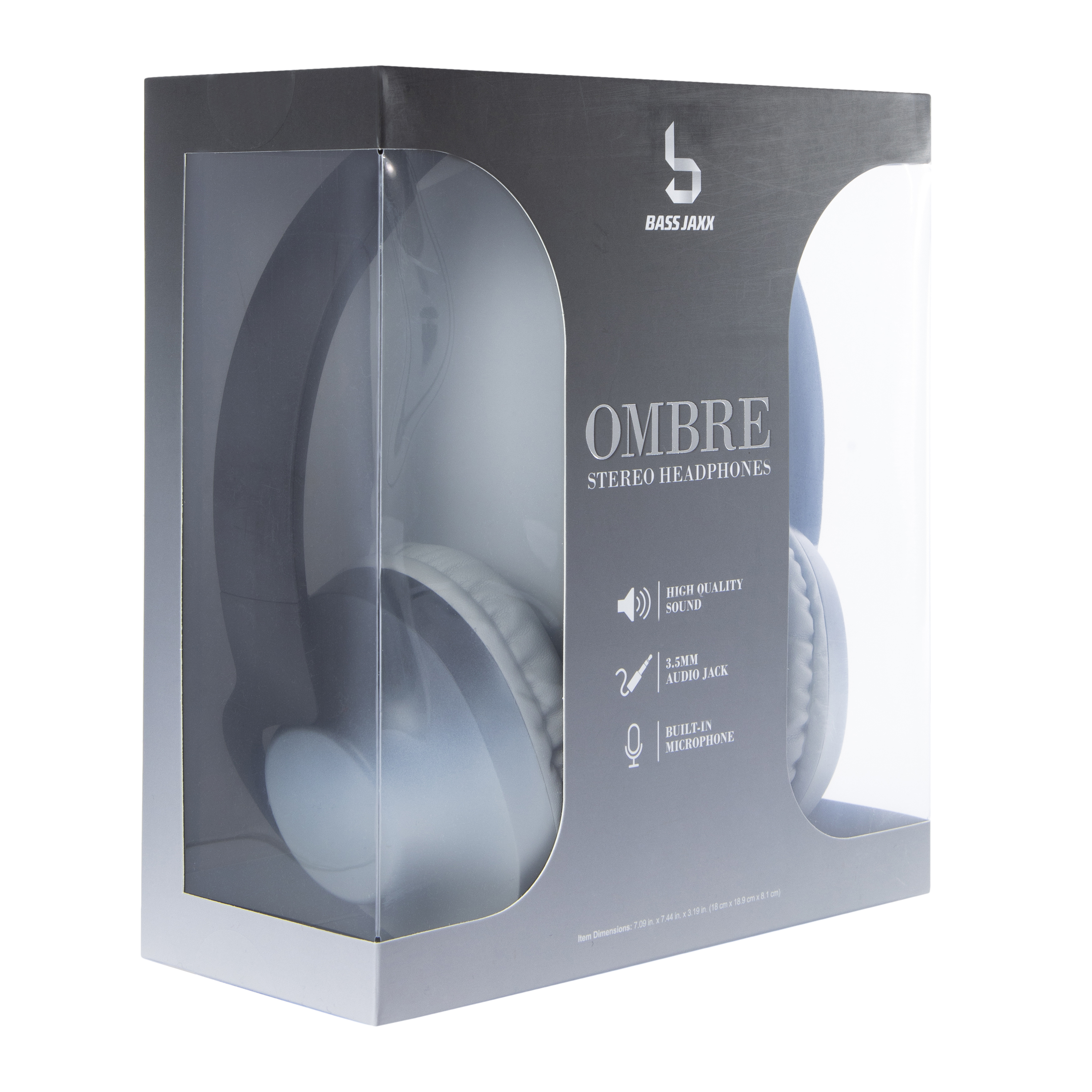 Wired Ombre Stereo Headphones With Mic