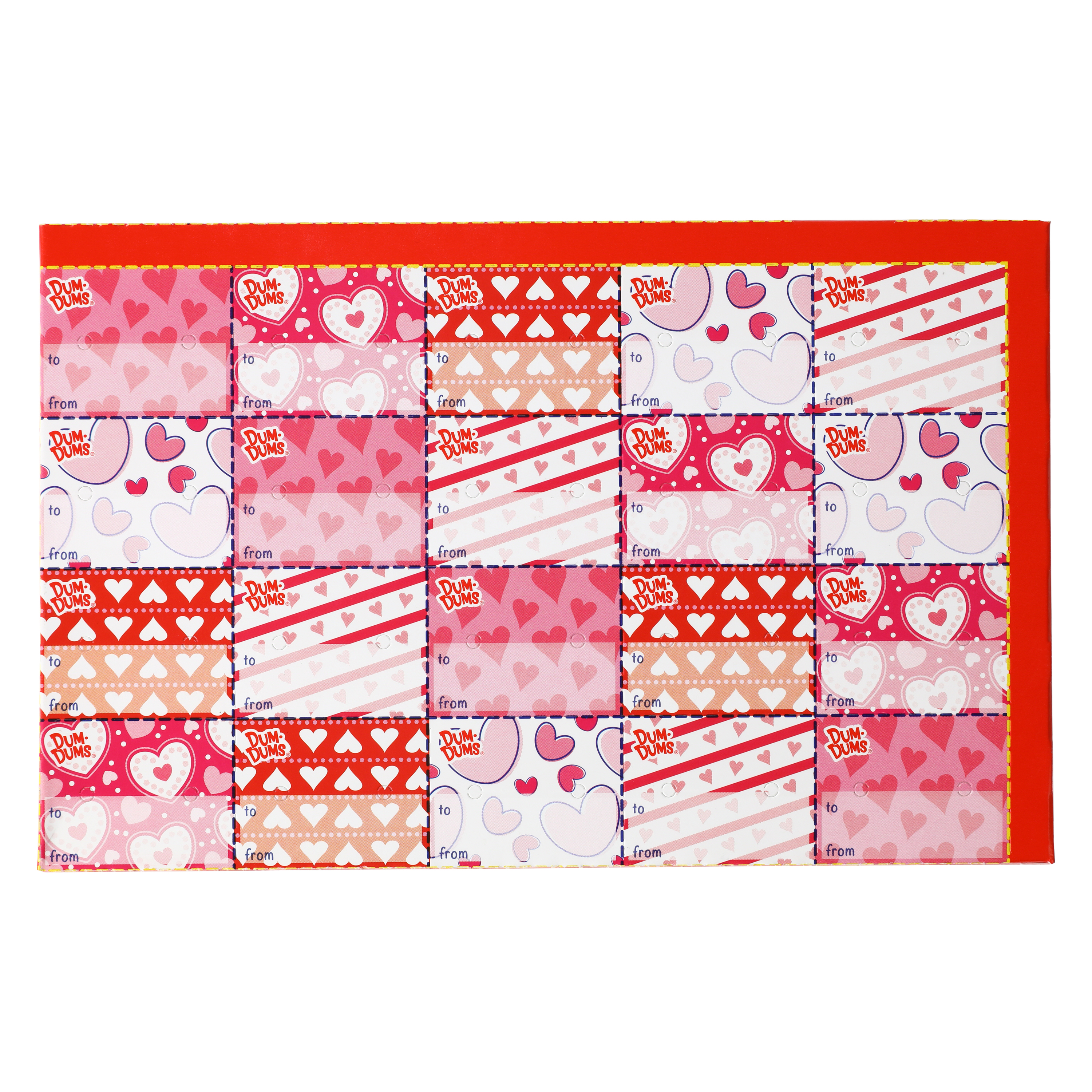 Dum-Dums® Valentine Pops & Cards 25-Count