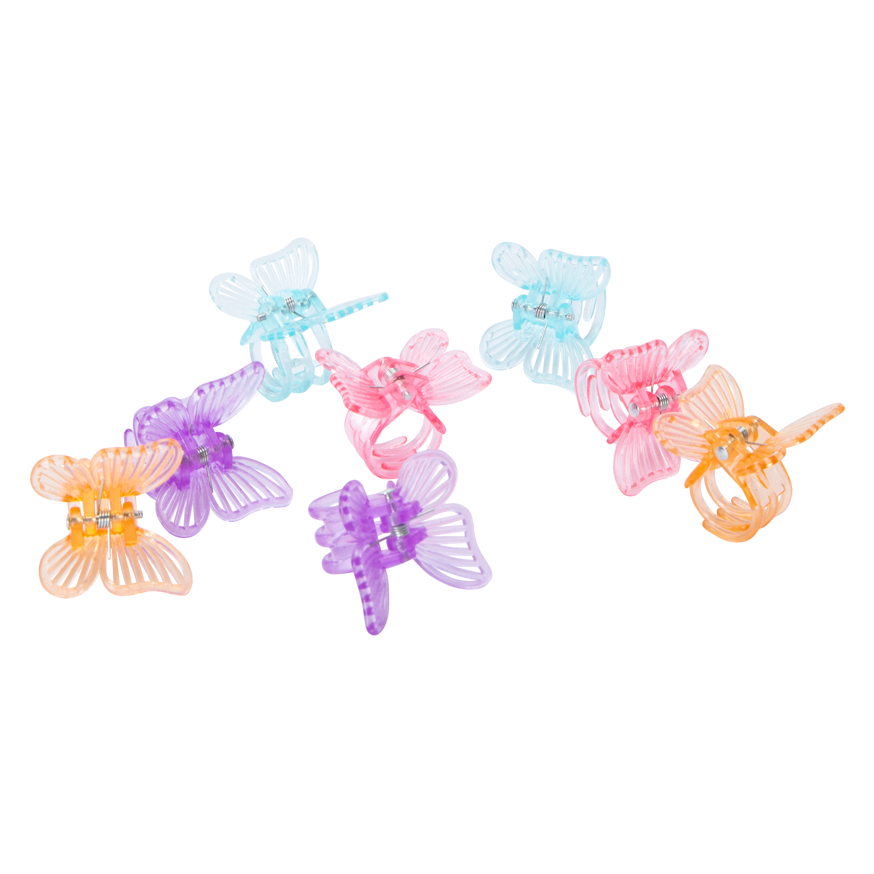 Mini Novelty Claw Clips 8-Count