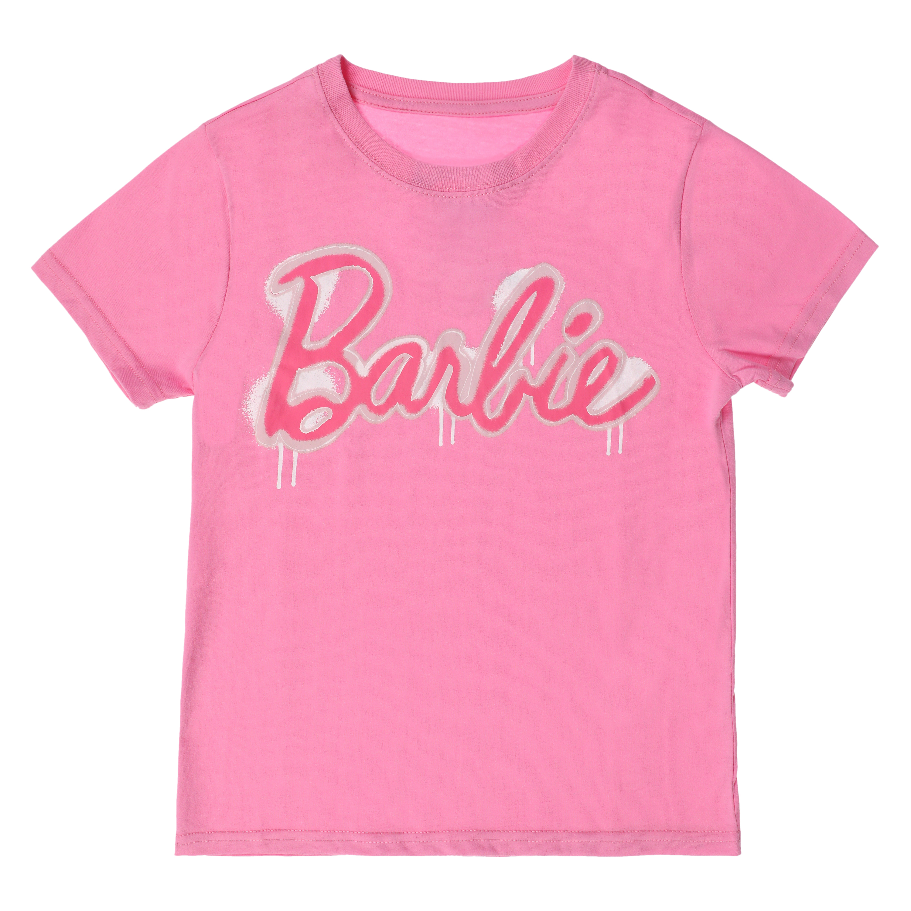 Juniors Barbie® Logo Graphic Tee