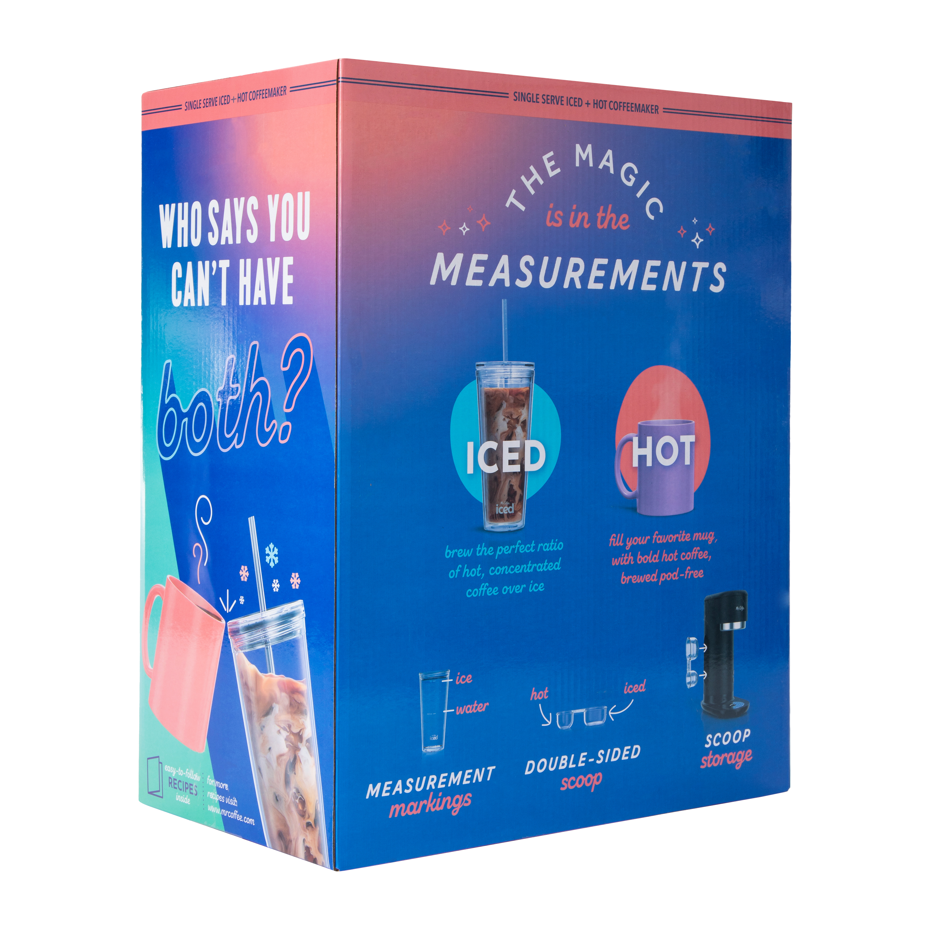 Mr. Coffee® Iced + Hot™ Single-Serve Coffeemaker