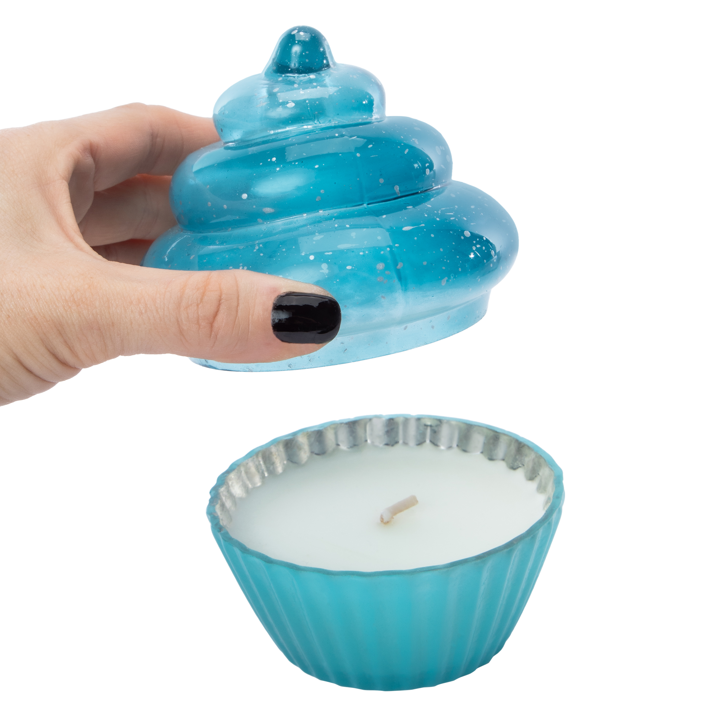 Cupcake Shaped Candle 4.75in