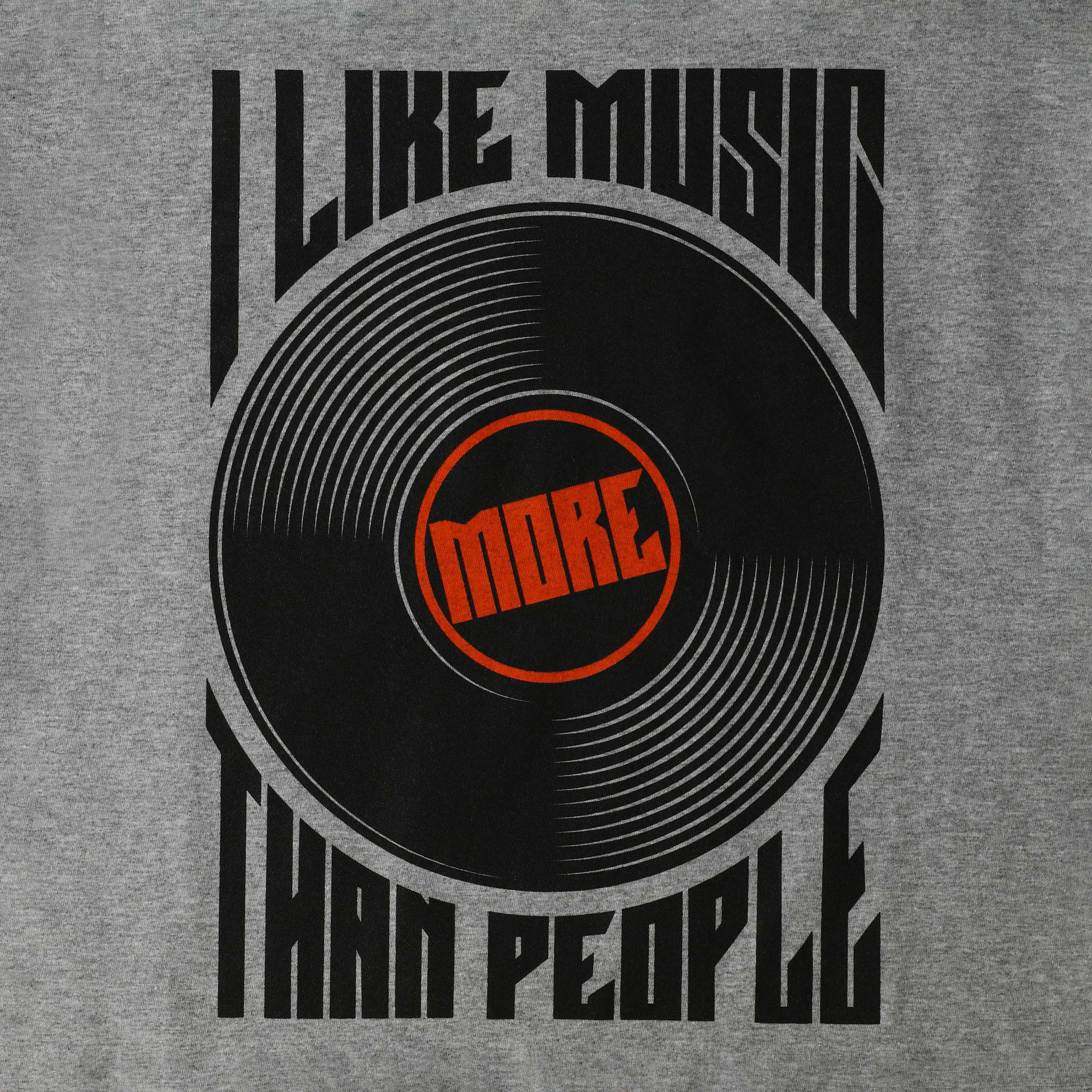 'I Like Music More Than People' Graphic Tee
