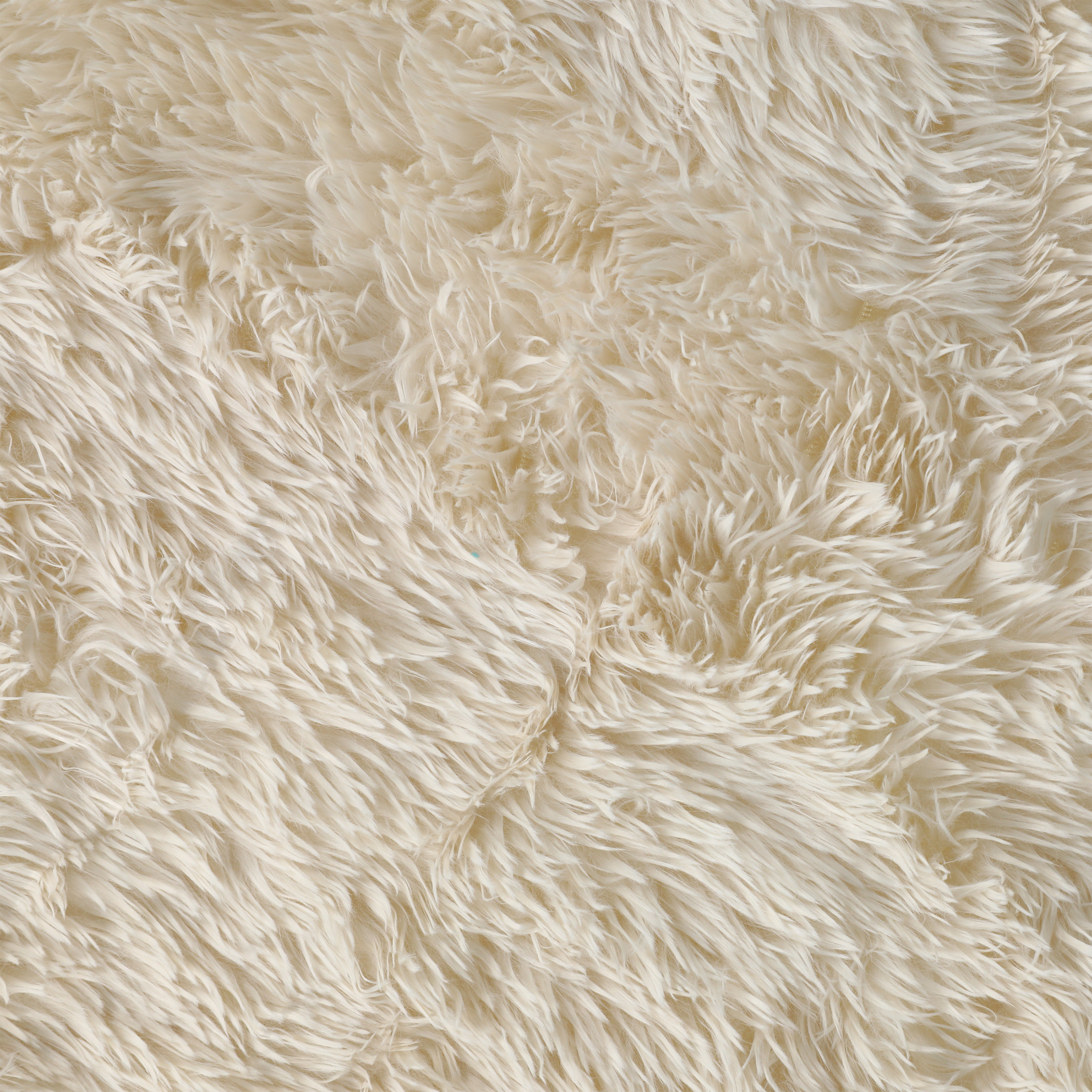 Faux Fur Accent Rug 2ft x 3ft