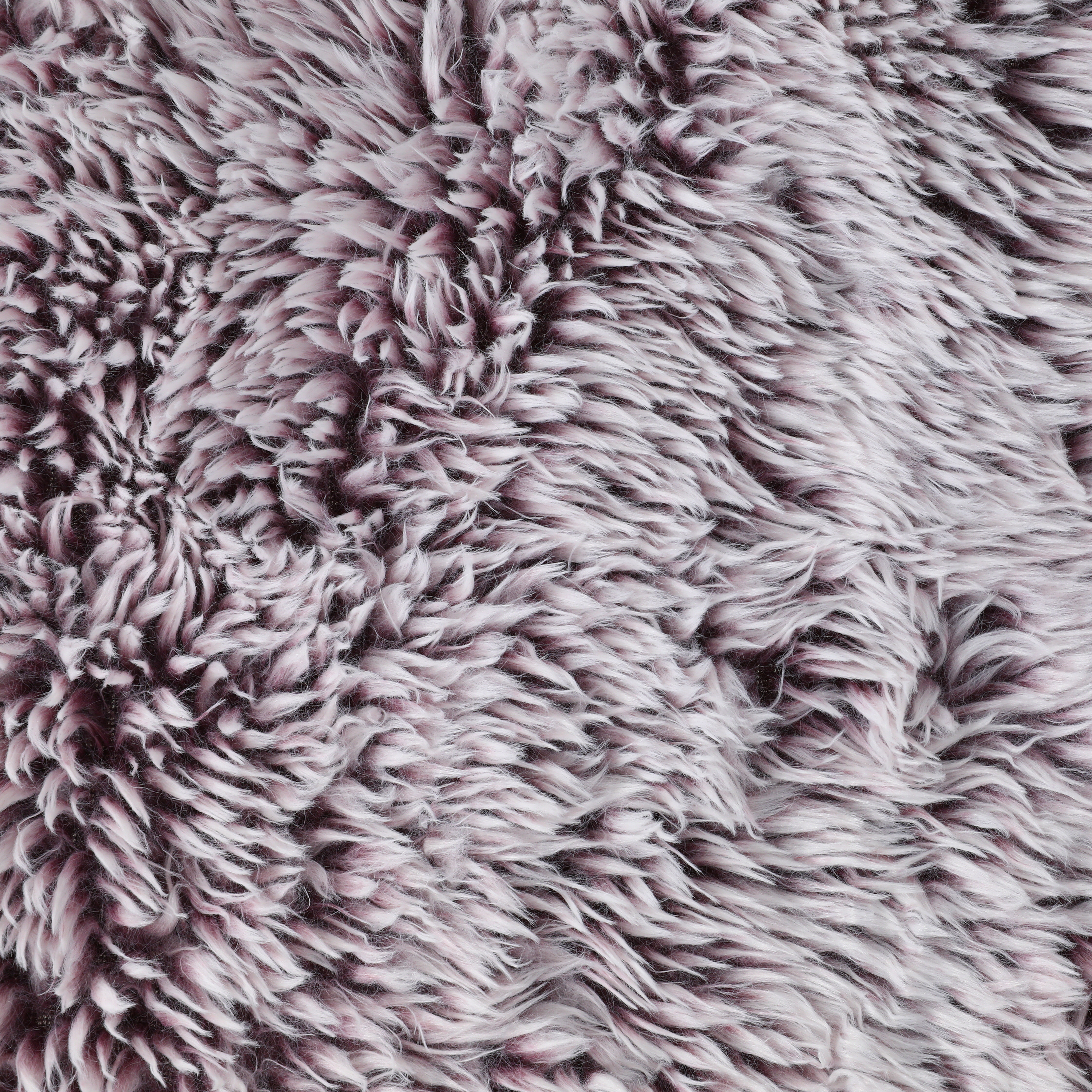 Pink Faux Fur Accent Rug 2ft x 3ft