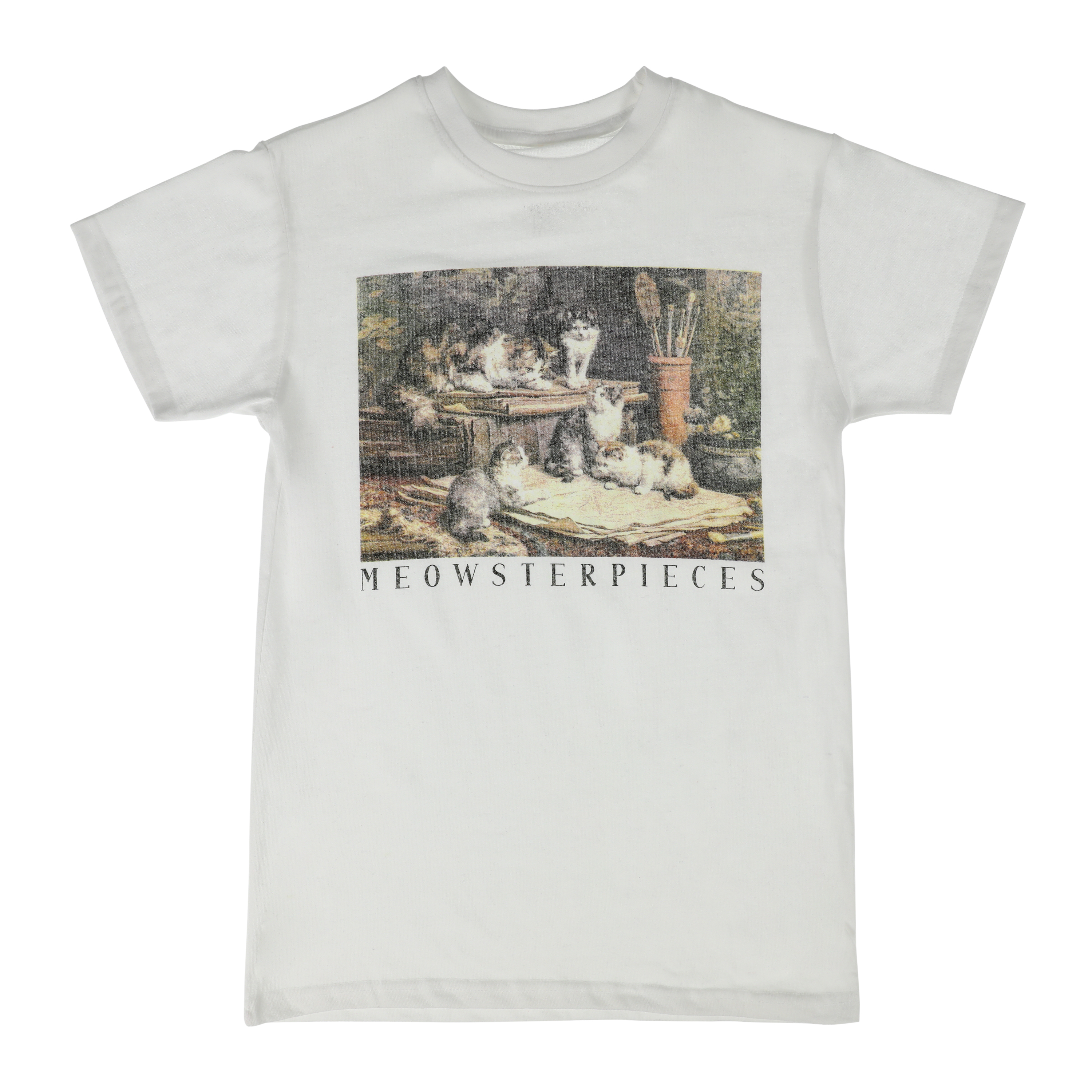【CPGN STUDIO】ACT NICE CAT Short Sleeve T-shirt MUSINSA | CPGN STUDIO Catscats short sleeve t-shirt star white
