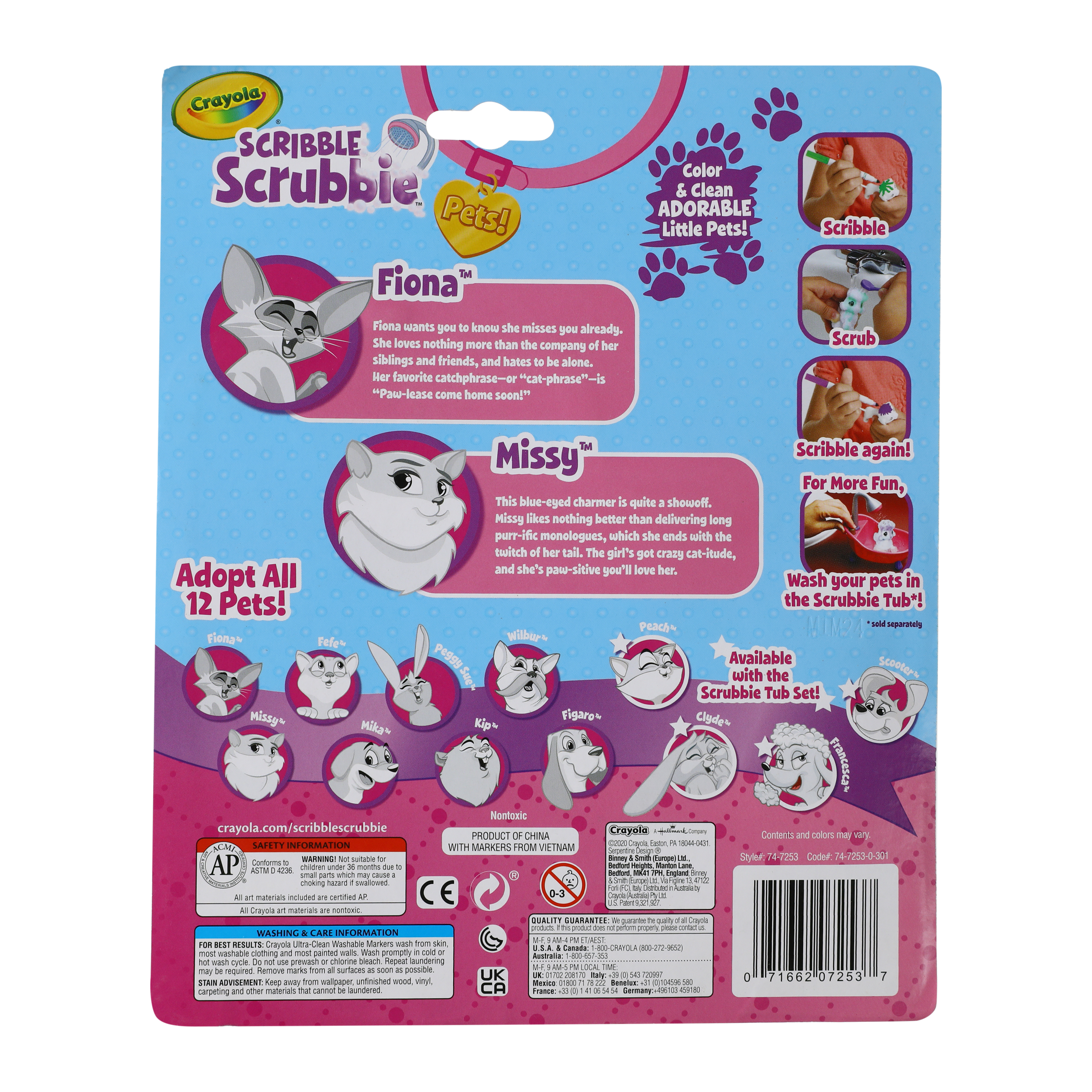 Crayola® Scribble Scrubbie™ Pets!