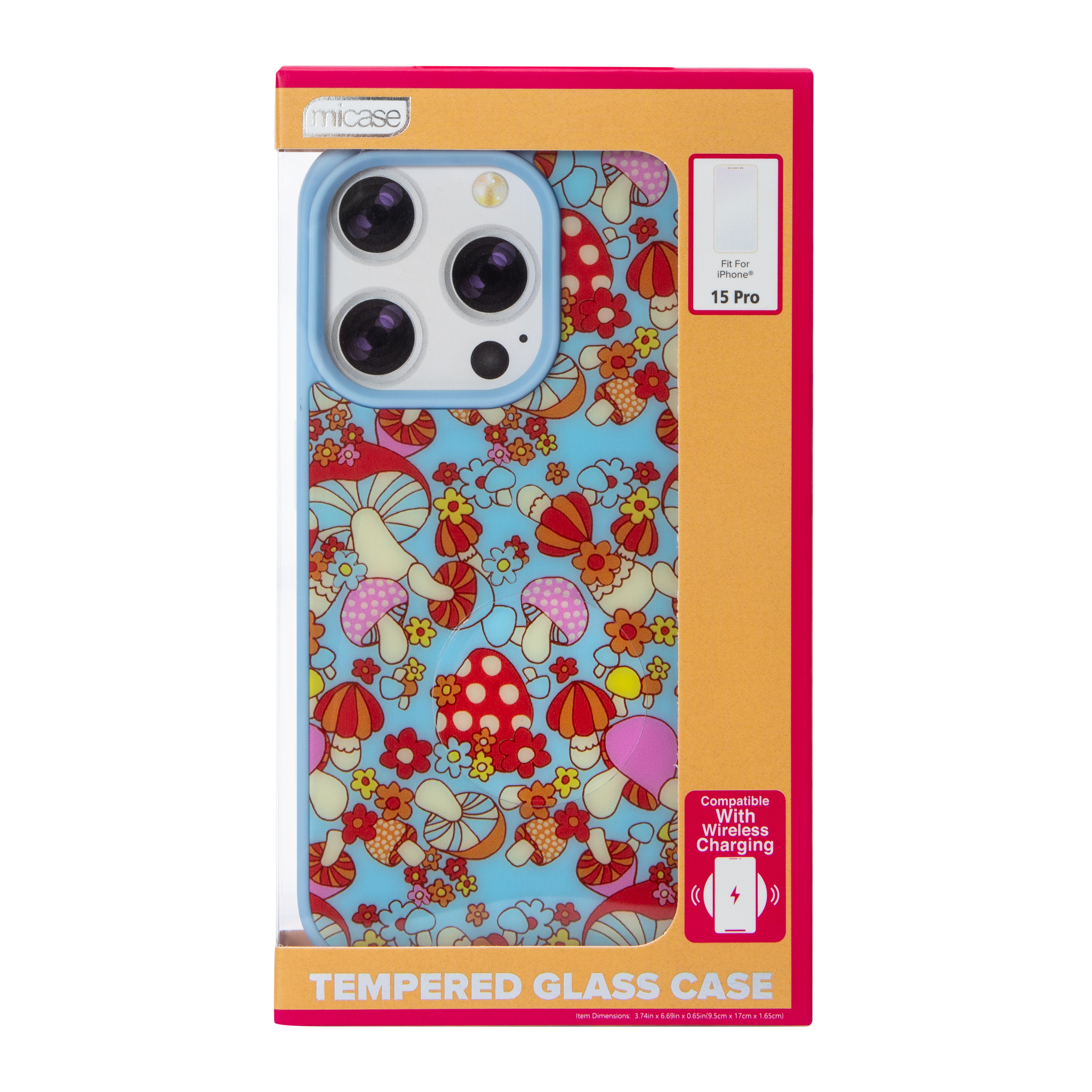 iPhone 15 Pro® Novelty Tempered Glass Phone Case