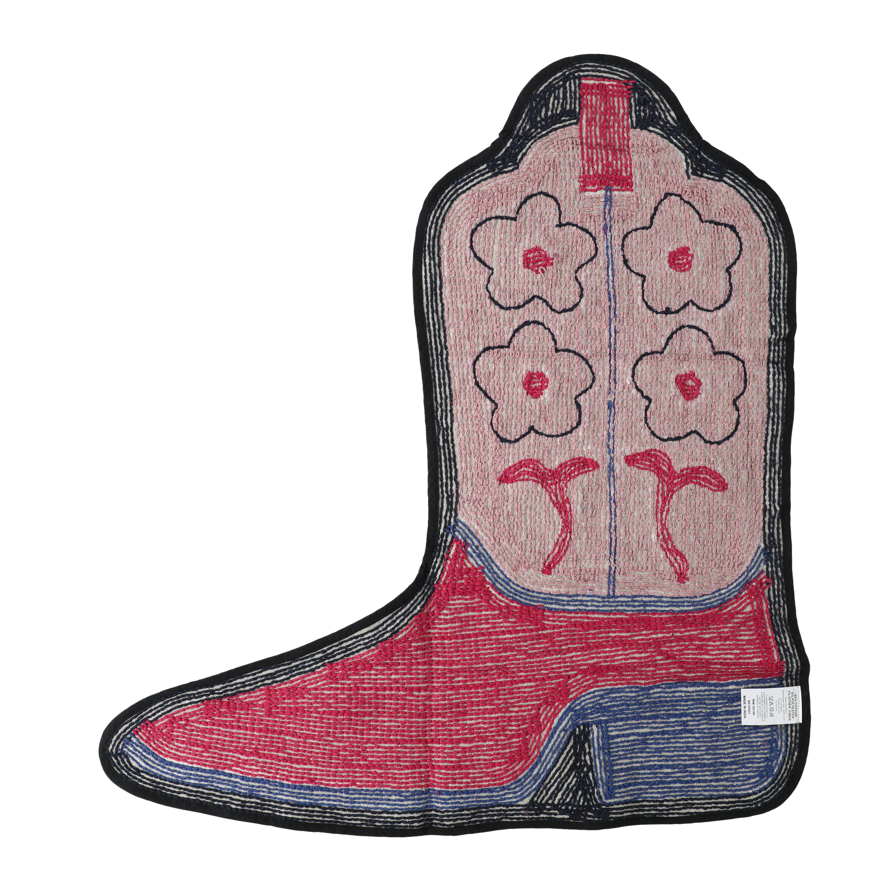 Boot Shaped Rug 29in x 33in