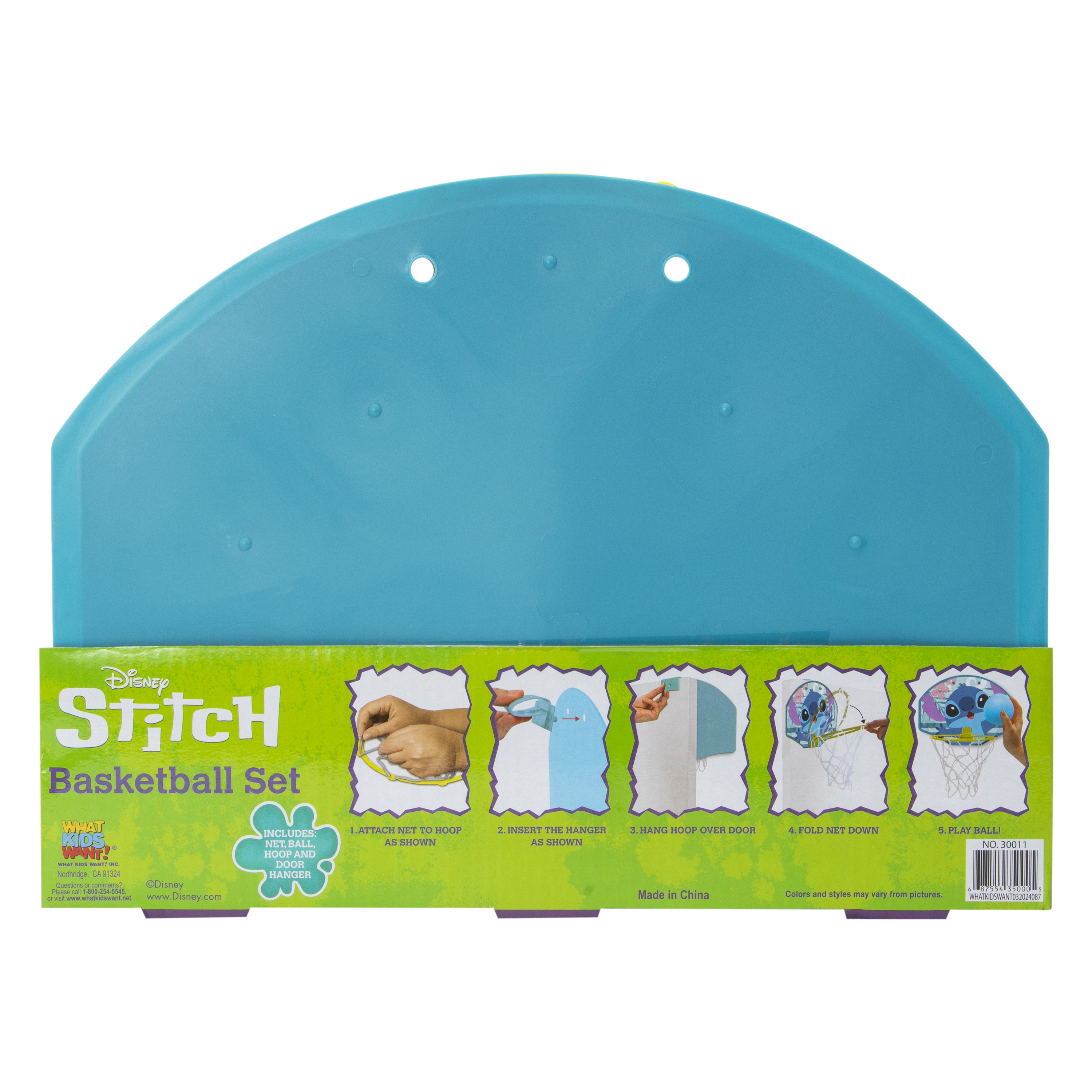 Disney Stitch Basketball Set