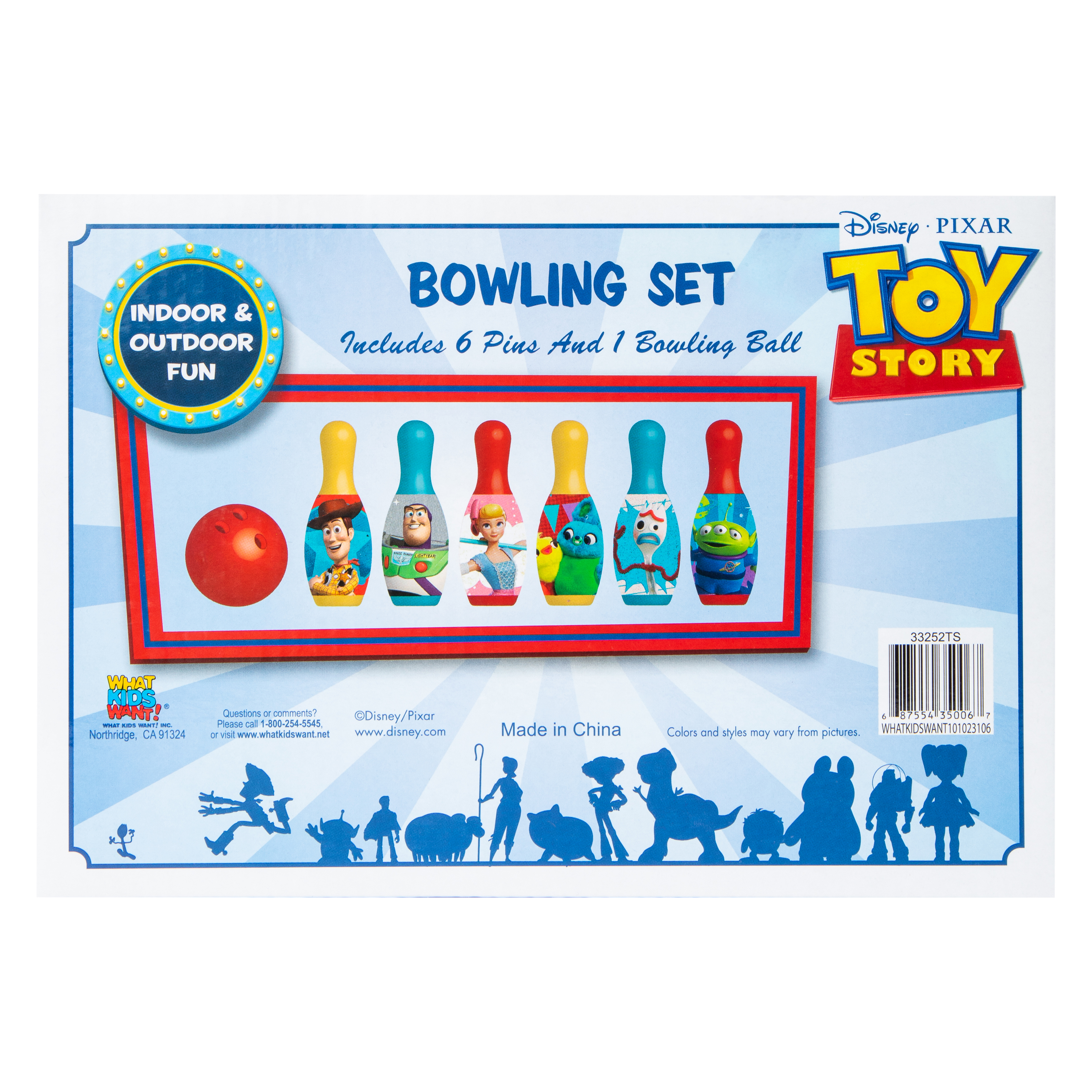 Disney Pixar Toy Story Bowling Set 7-Piece