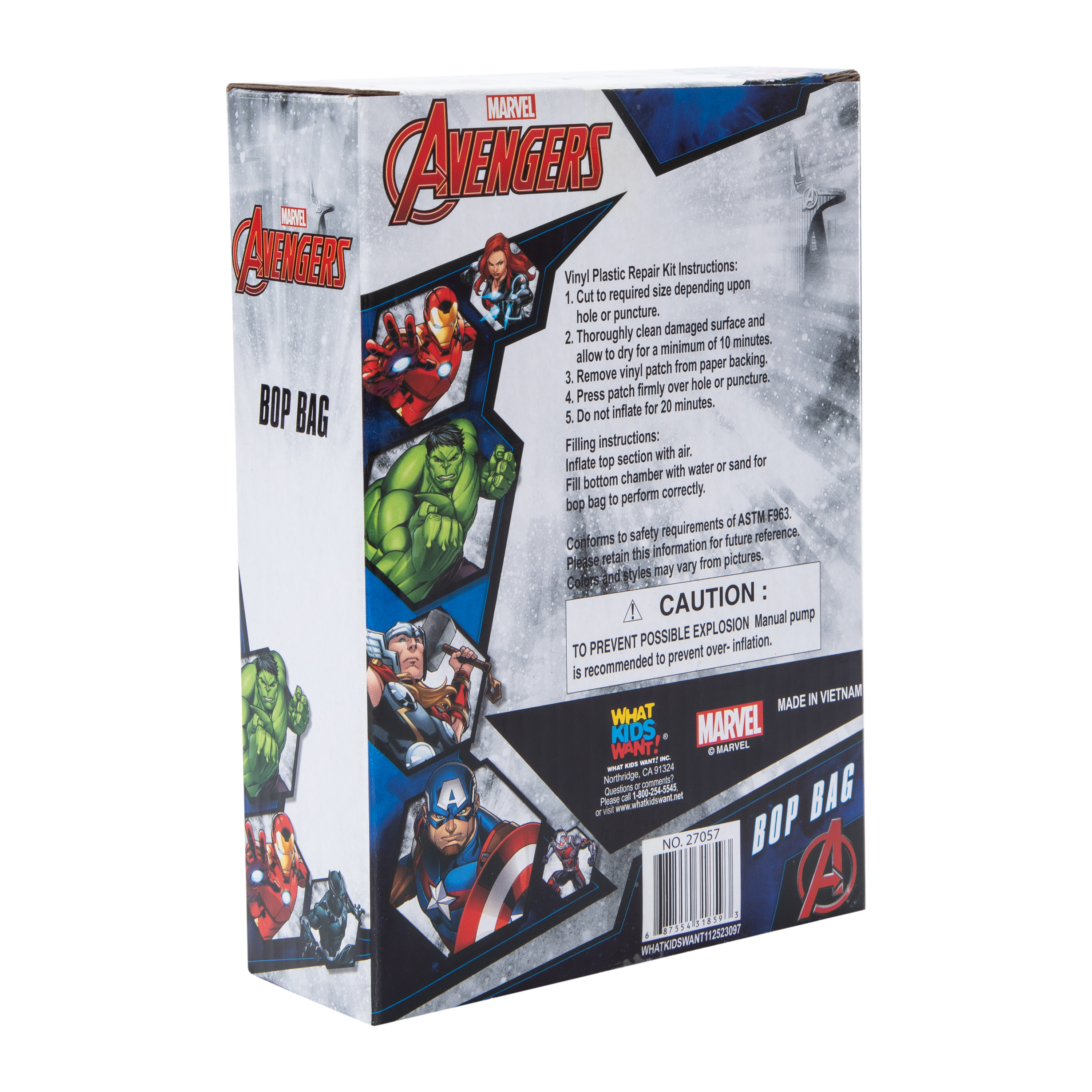 Marvel Avengers Bop Bag 34.5in