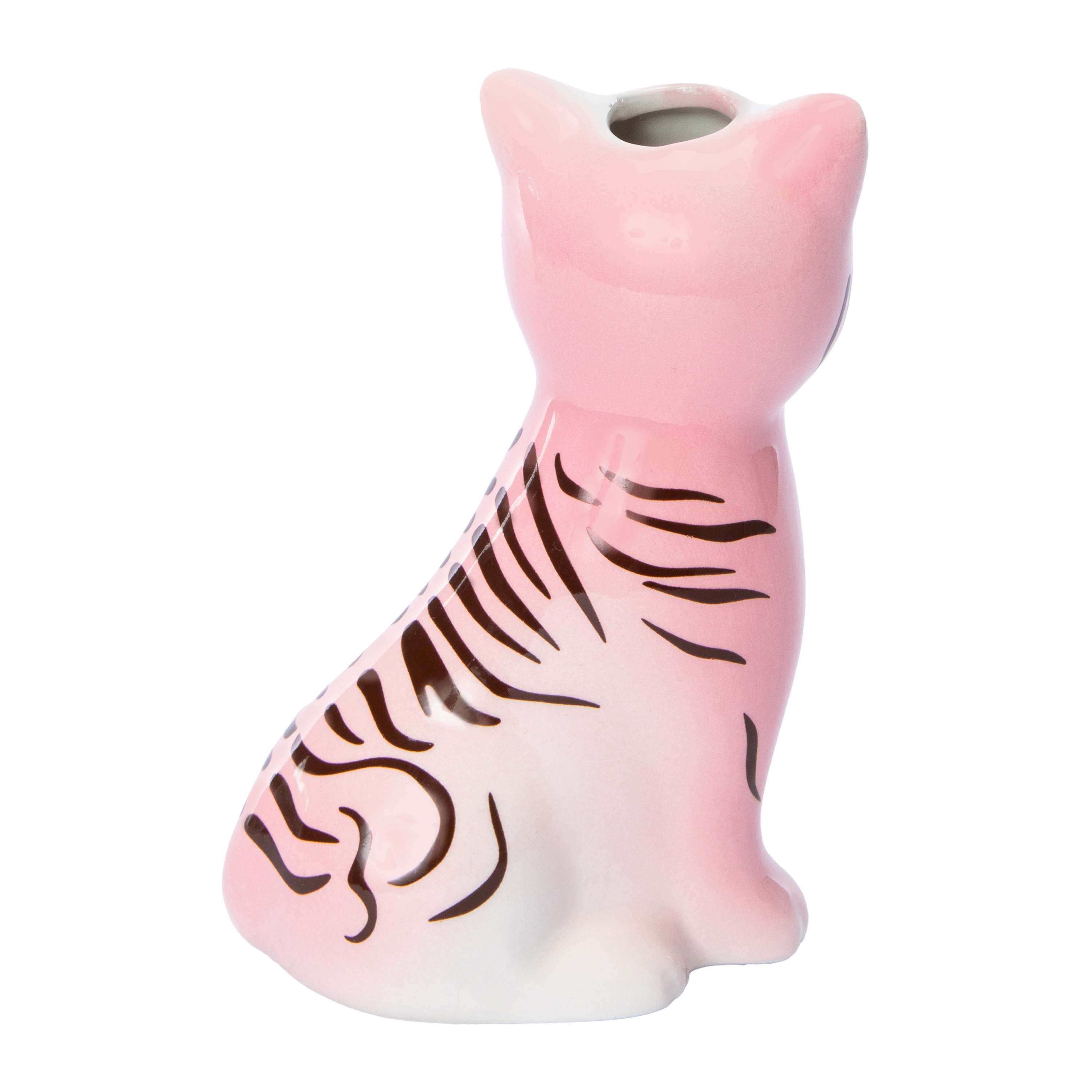 Animal Figurine Bud Vase 5in