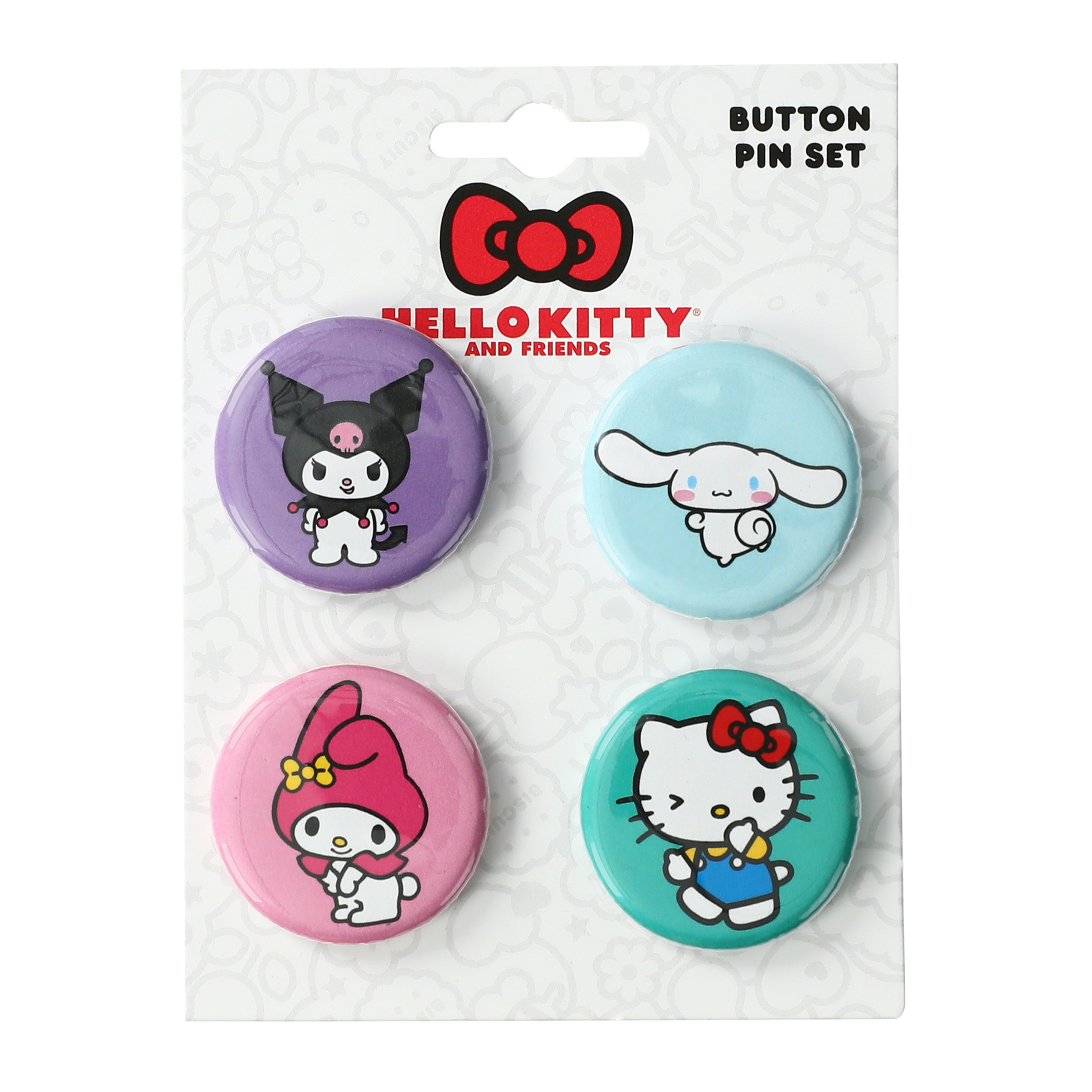 Hello Kitty And Friends® Button Pin Set 4-Piece