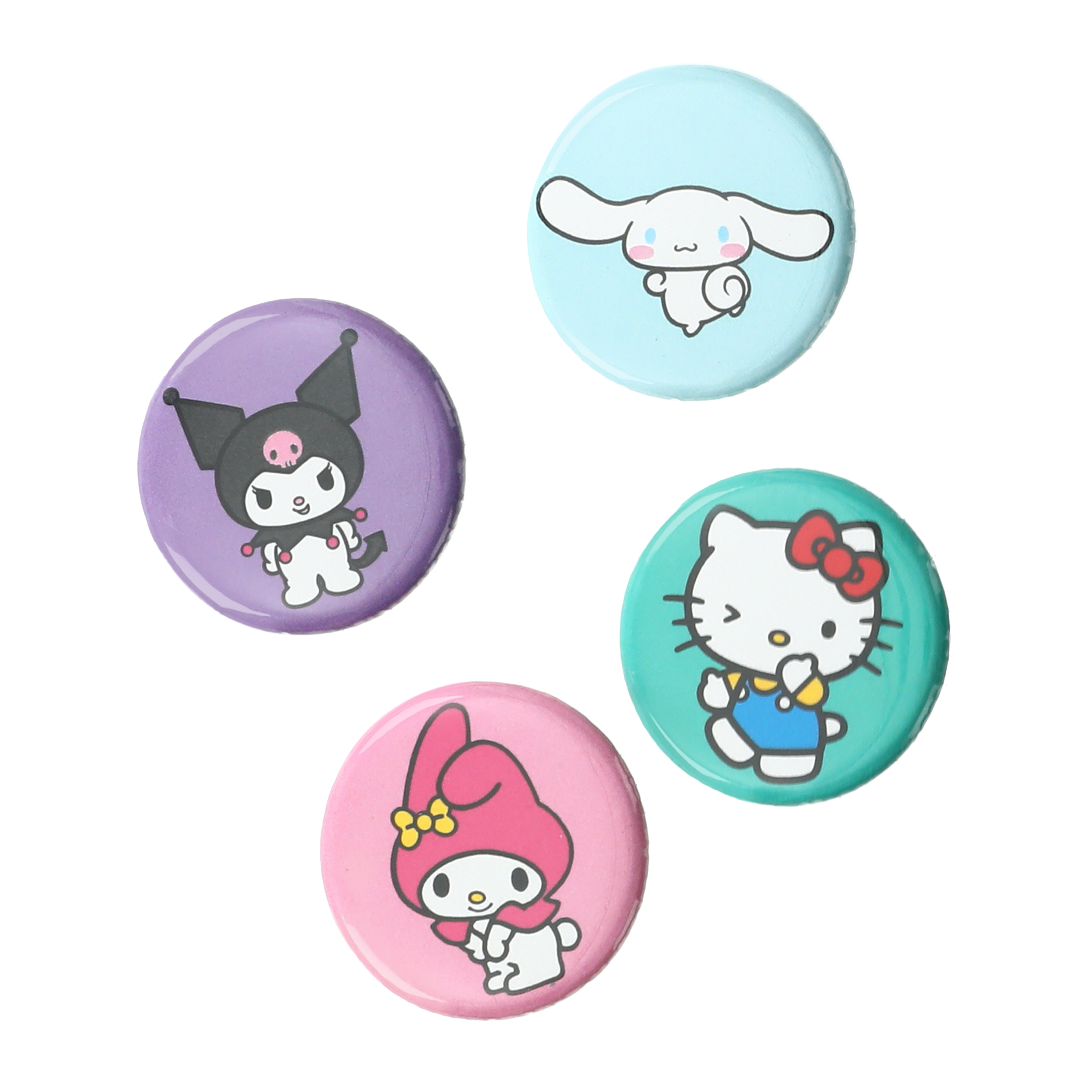 Hello Kitty And Friends® Button Pin Set 4-Piece