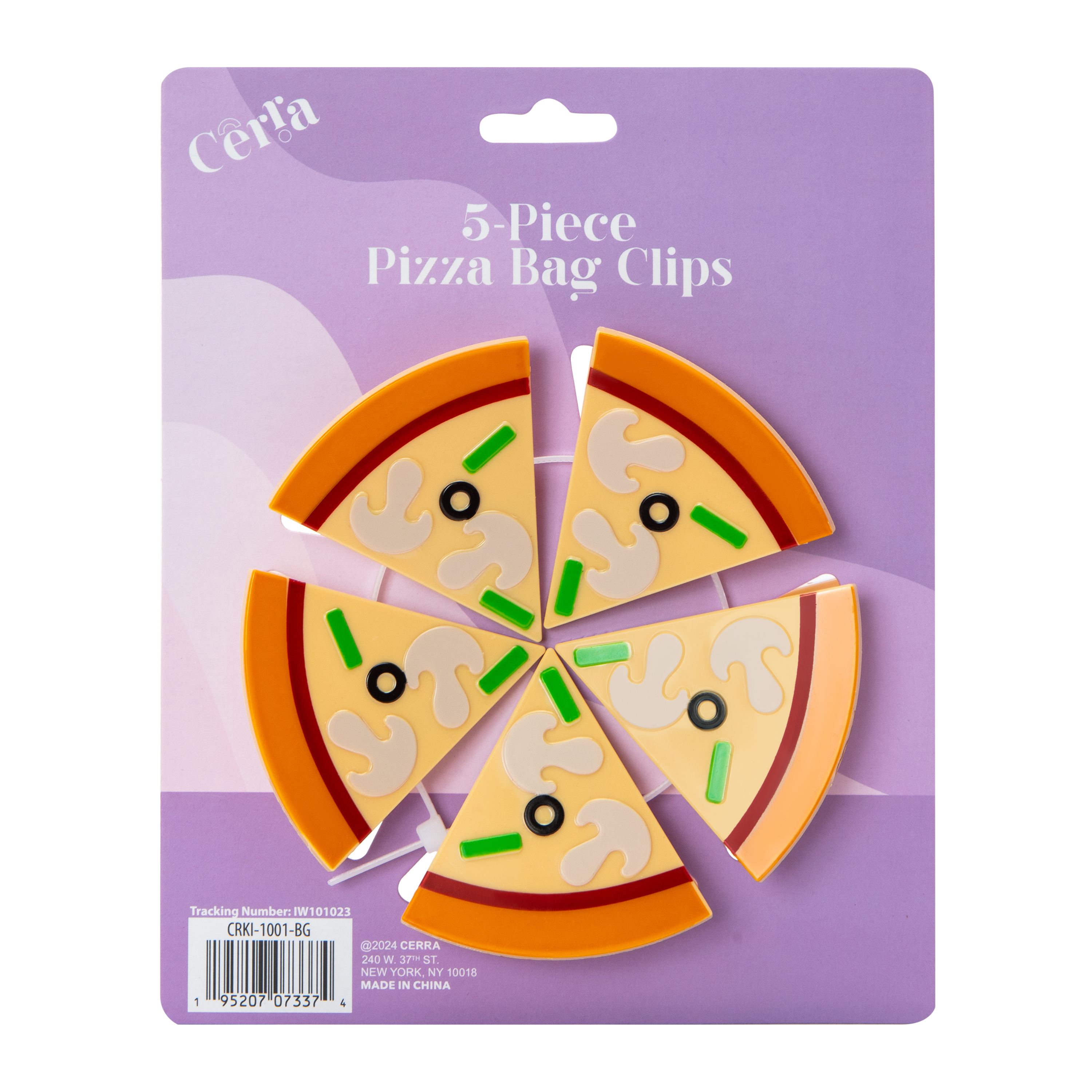 Novelty Bag Clips 5-Count