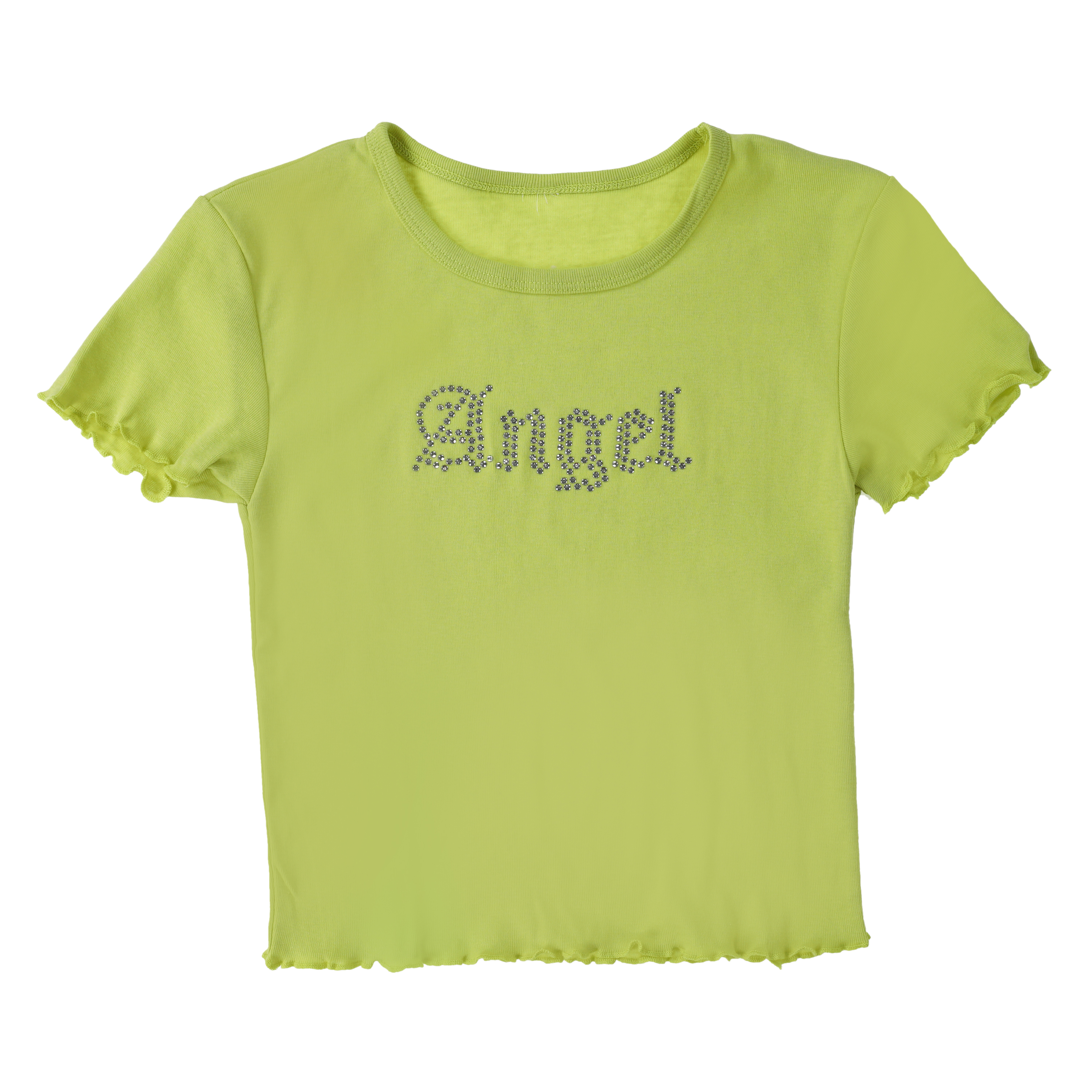 【KIMYO】GUARDIAN ANGEL CROPPED TEE IN MULTICOLOR GUARDIAN ANGEL CROPPED TEE IN MULTICOLOR : KIMYO