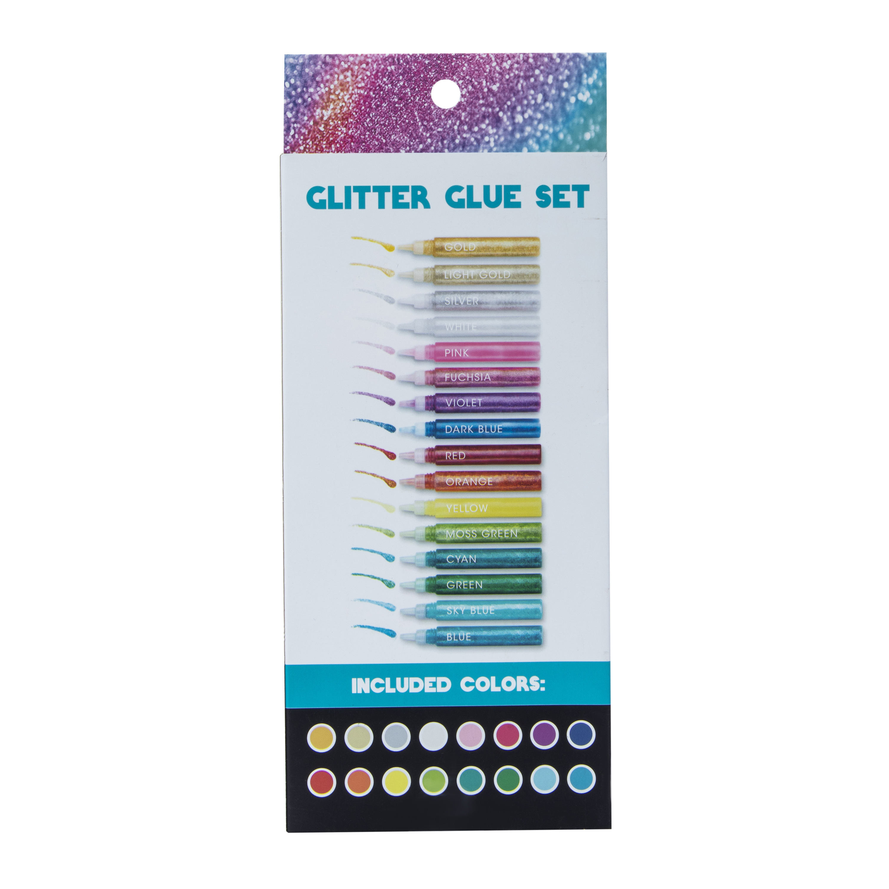 Glitter Glue Set 16-Count