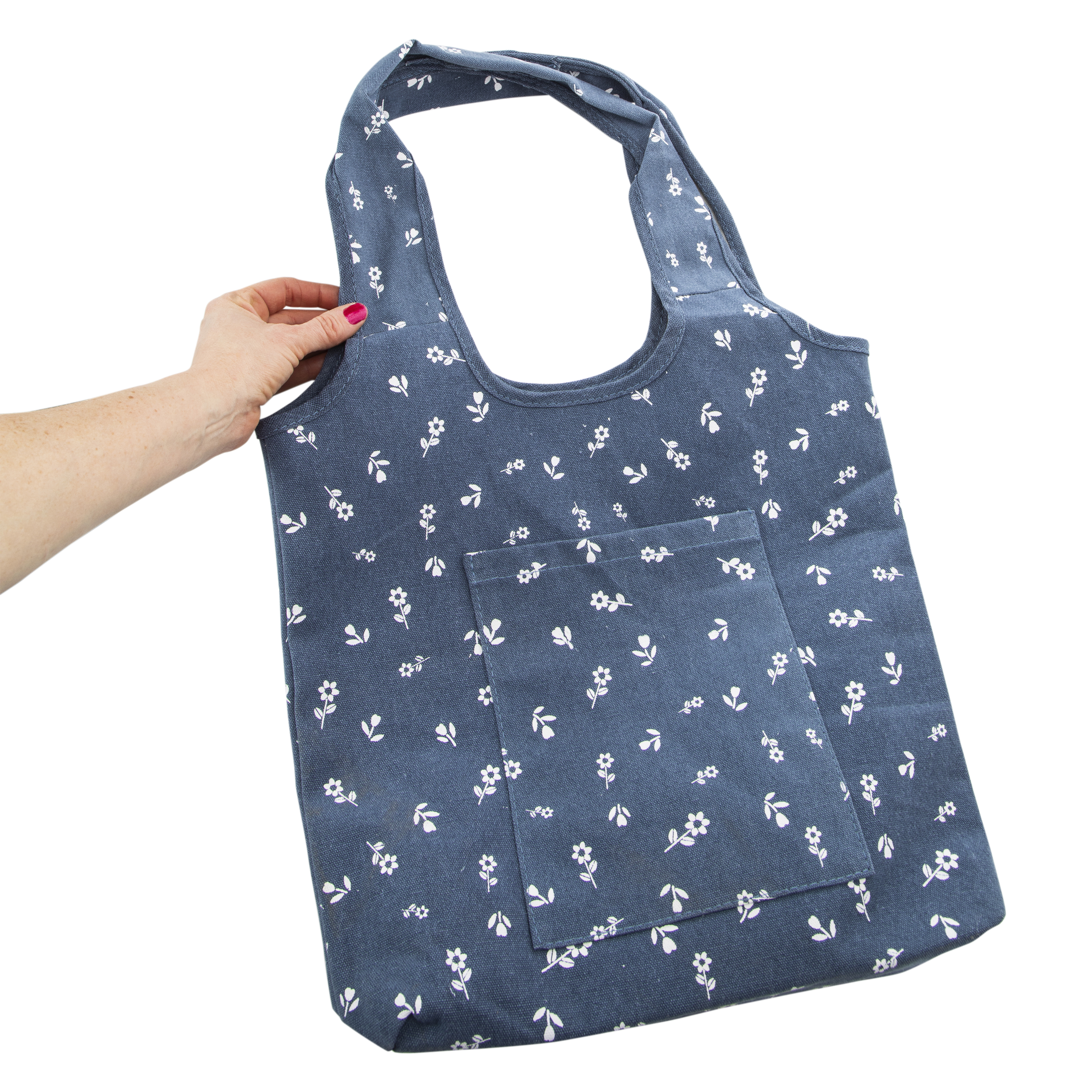 Printed Canvas Tote Bag 16.4in x 26.1in | Five Below
