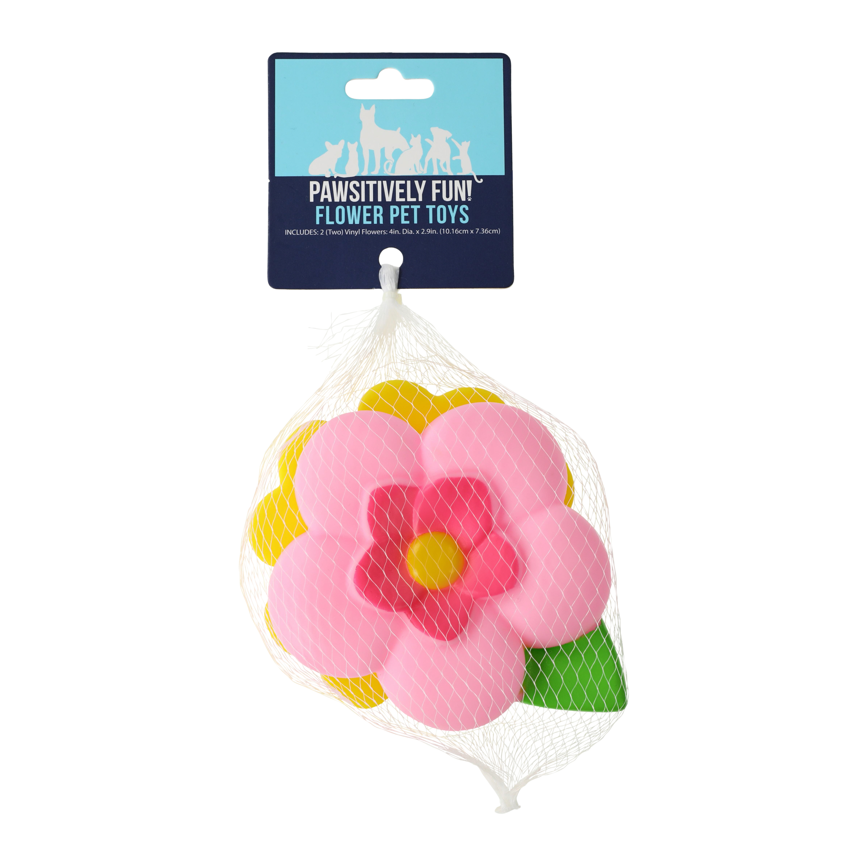 Flower Pet Toy 2-Count