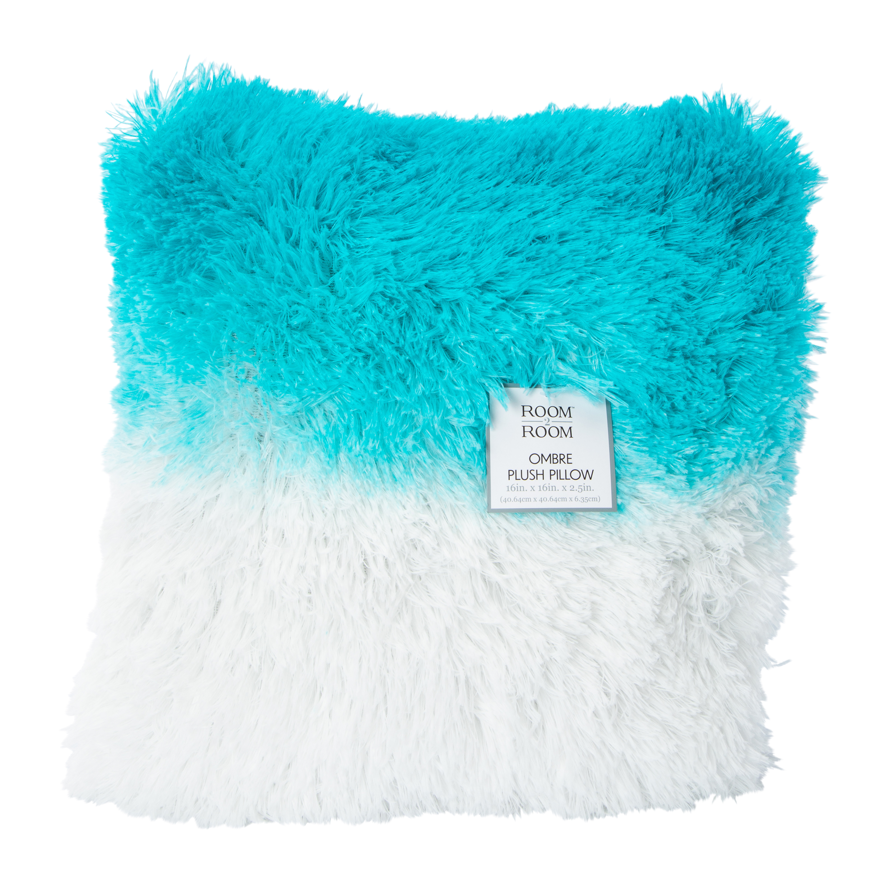 Ombre Plush Throw Pillow 16in x 16in