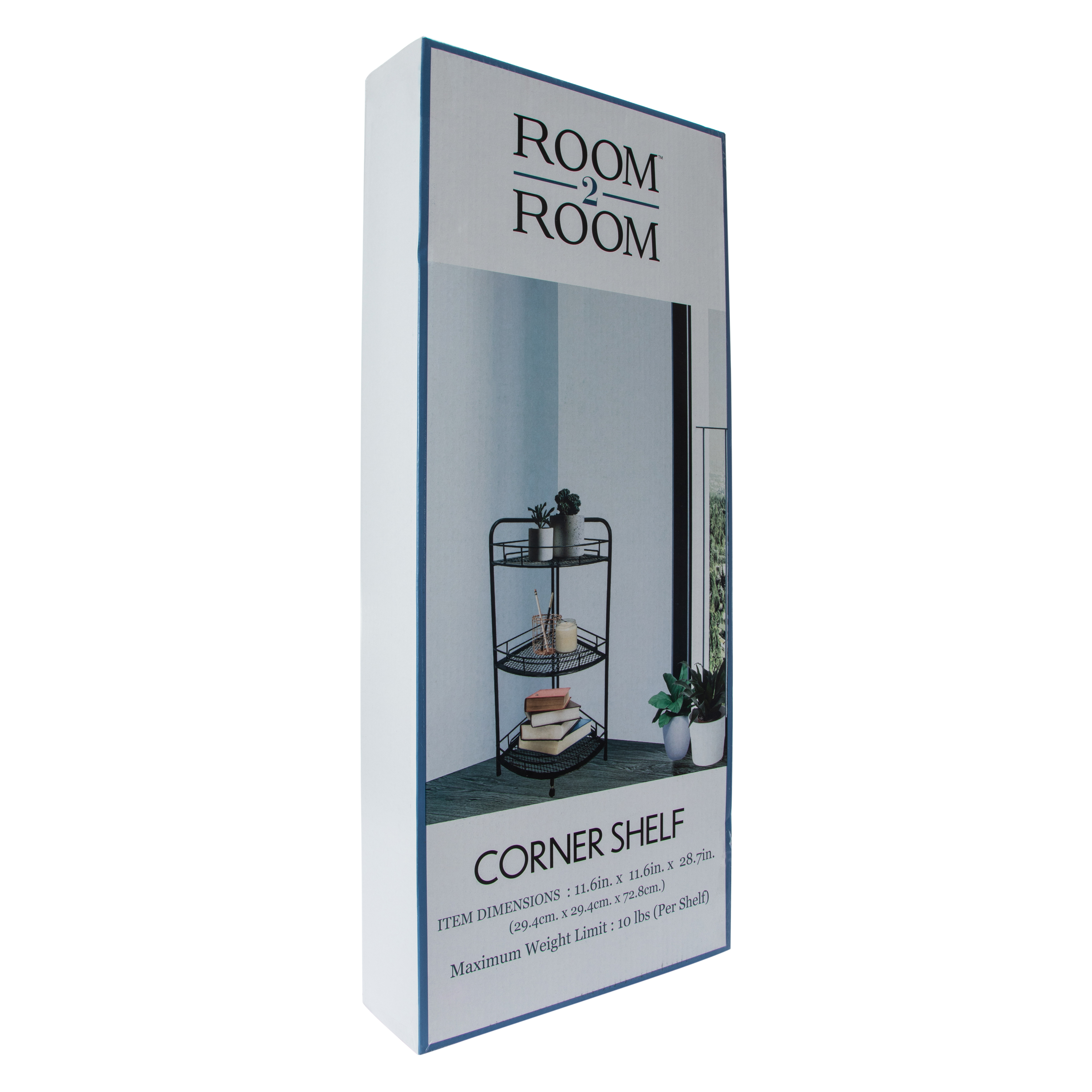 3-Tier Corner Shelf 11.6in x 28.7in