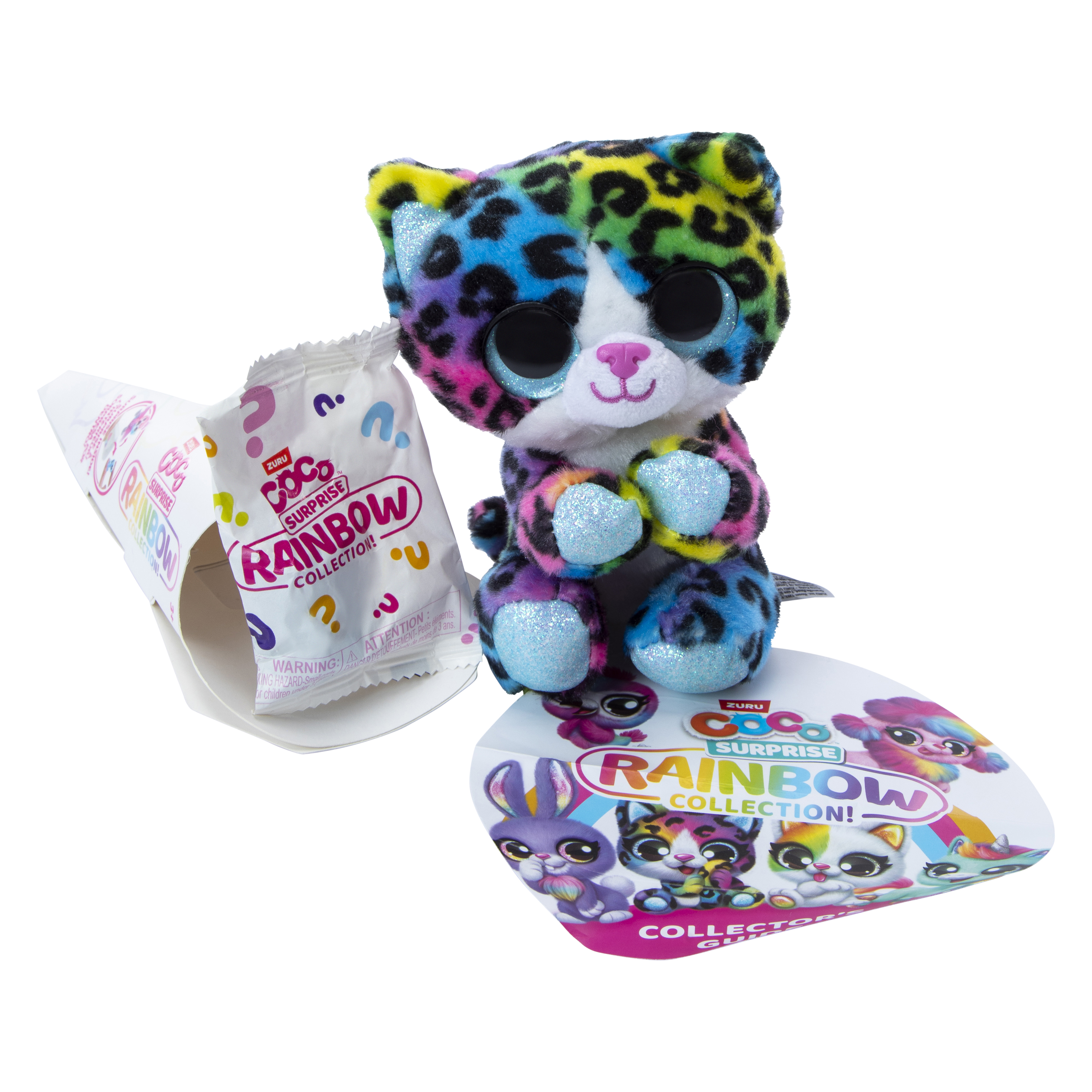 Coco Surprise™ Cone Rainbow Plush Toy