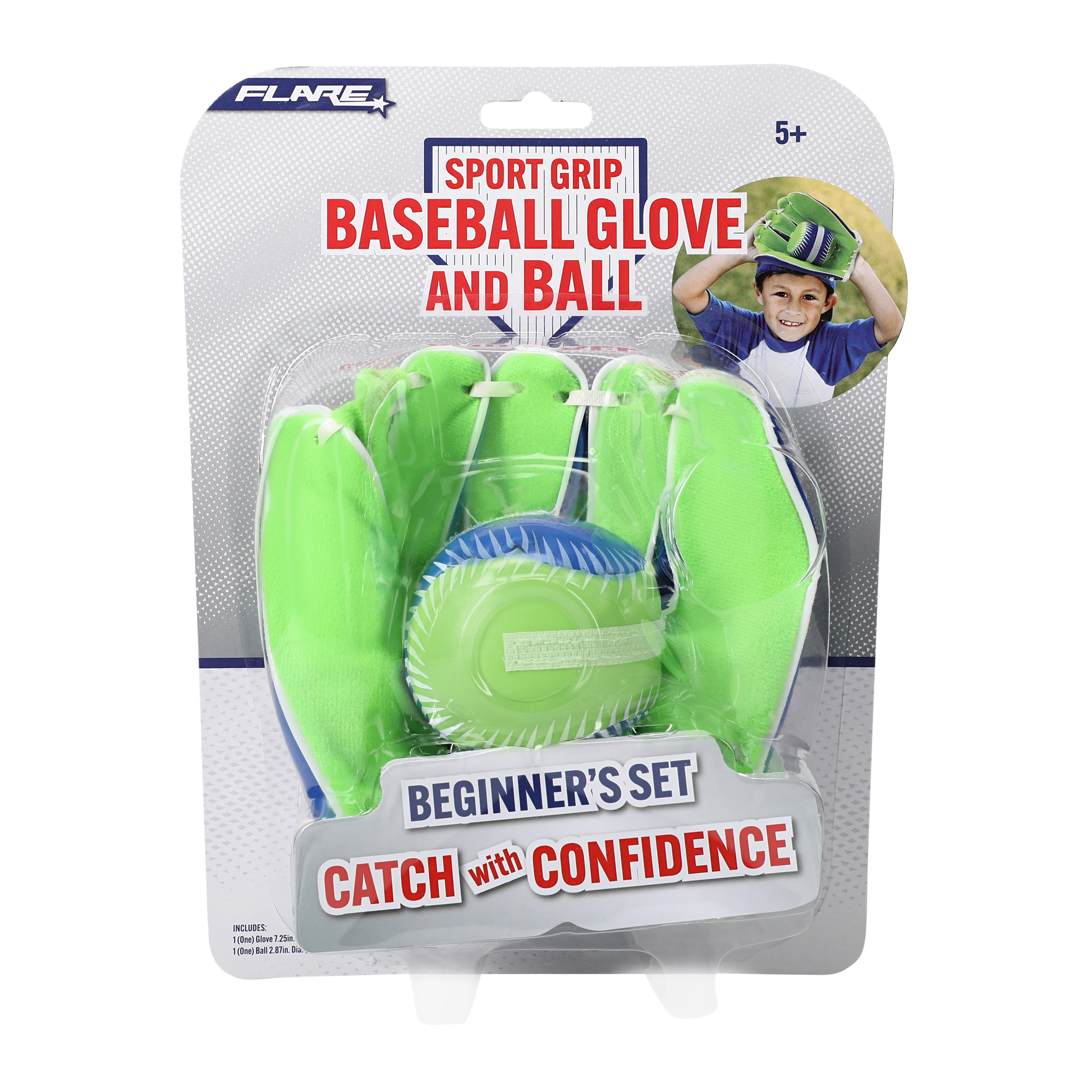 Sport Velcro Baseball Glove & Ball - Kid's Velcro Practice Baseball Play Set Boys Girls - Velcro Baseball Glove Ball Kit For Practice - Help Little
